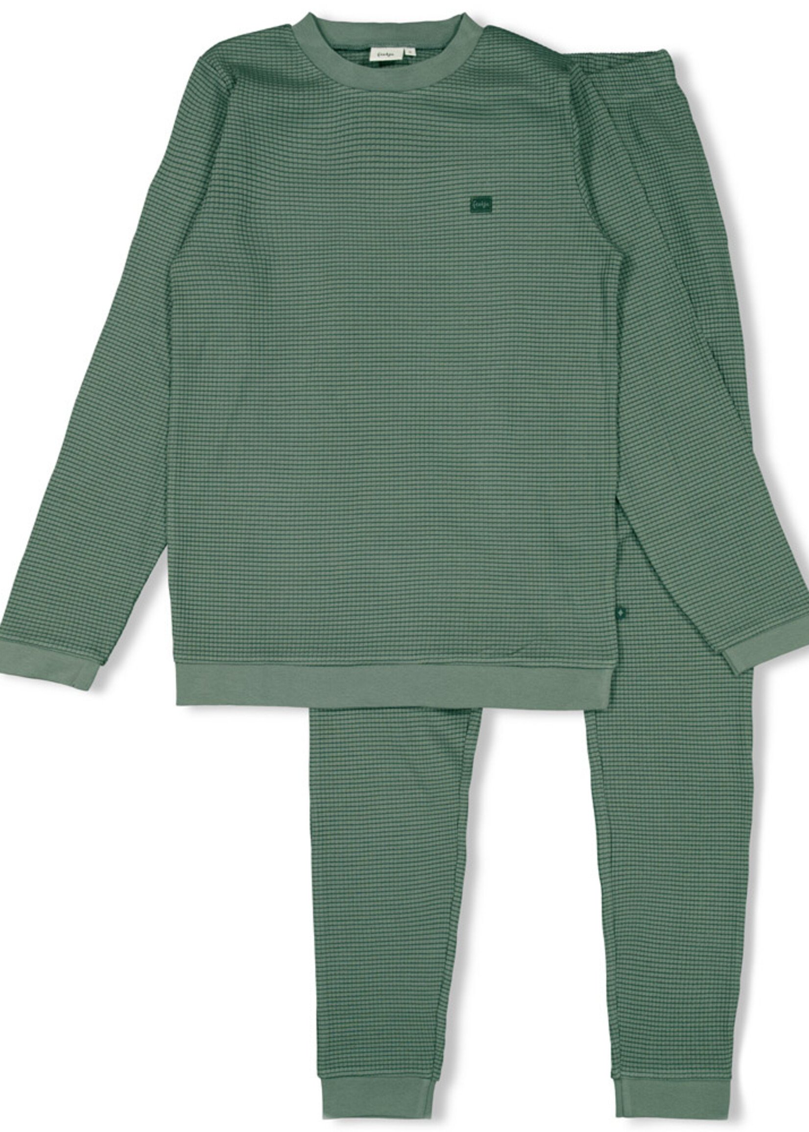 Feetje Feetje | Family editie - Wafelpyjama - Sea Green