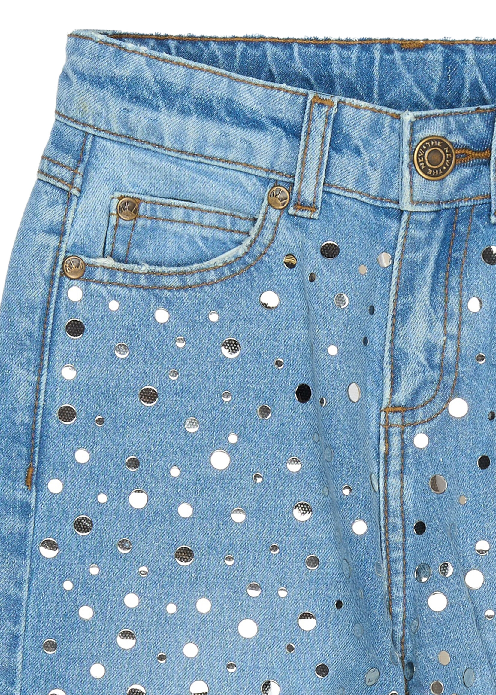 THE NEW TNRomania Mom Fit Jeans - Light Blue Denim