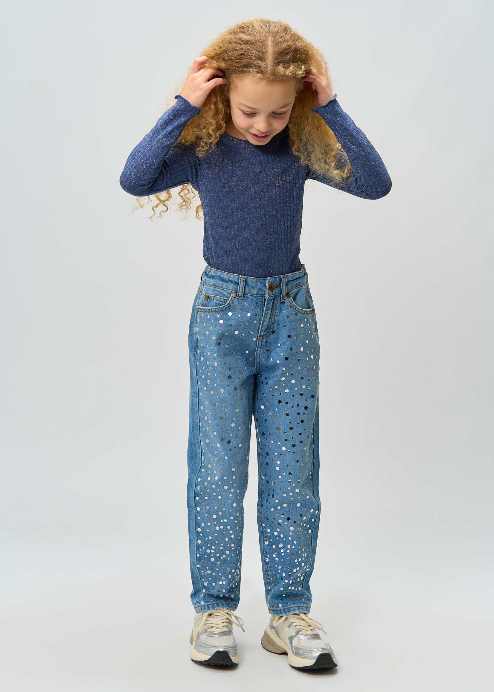 THE NEW TNRomania Mom Fit Jeans - Light Blue Denim