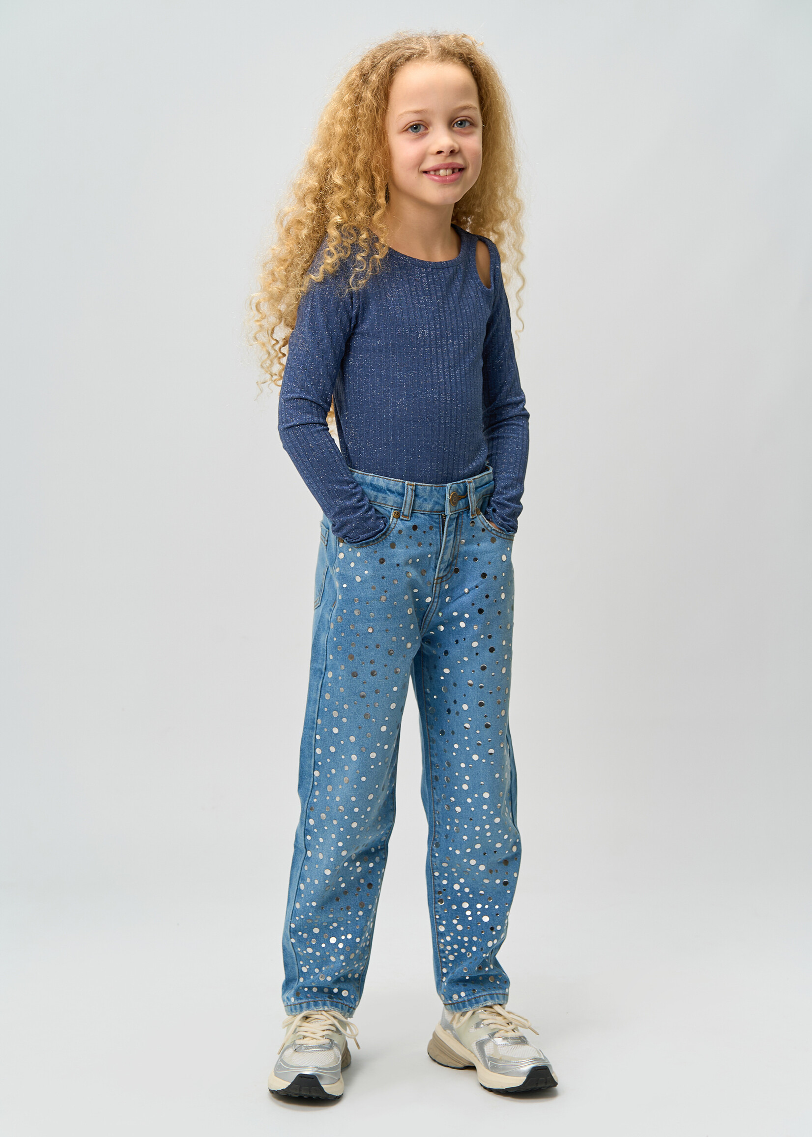 THE NEW TNRomania Mom Fit Jeans - Light Blue Denim