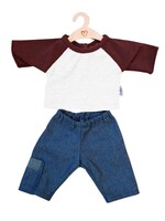 Hollie |Kledingset Robin - jeans + shirt bordeaux