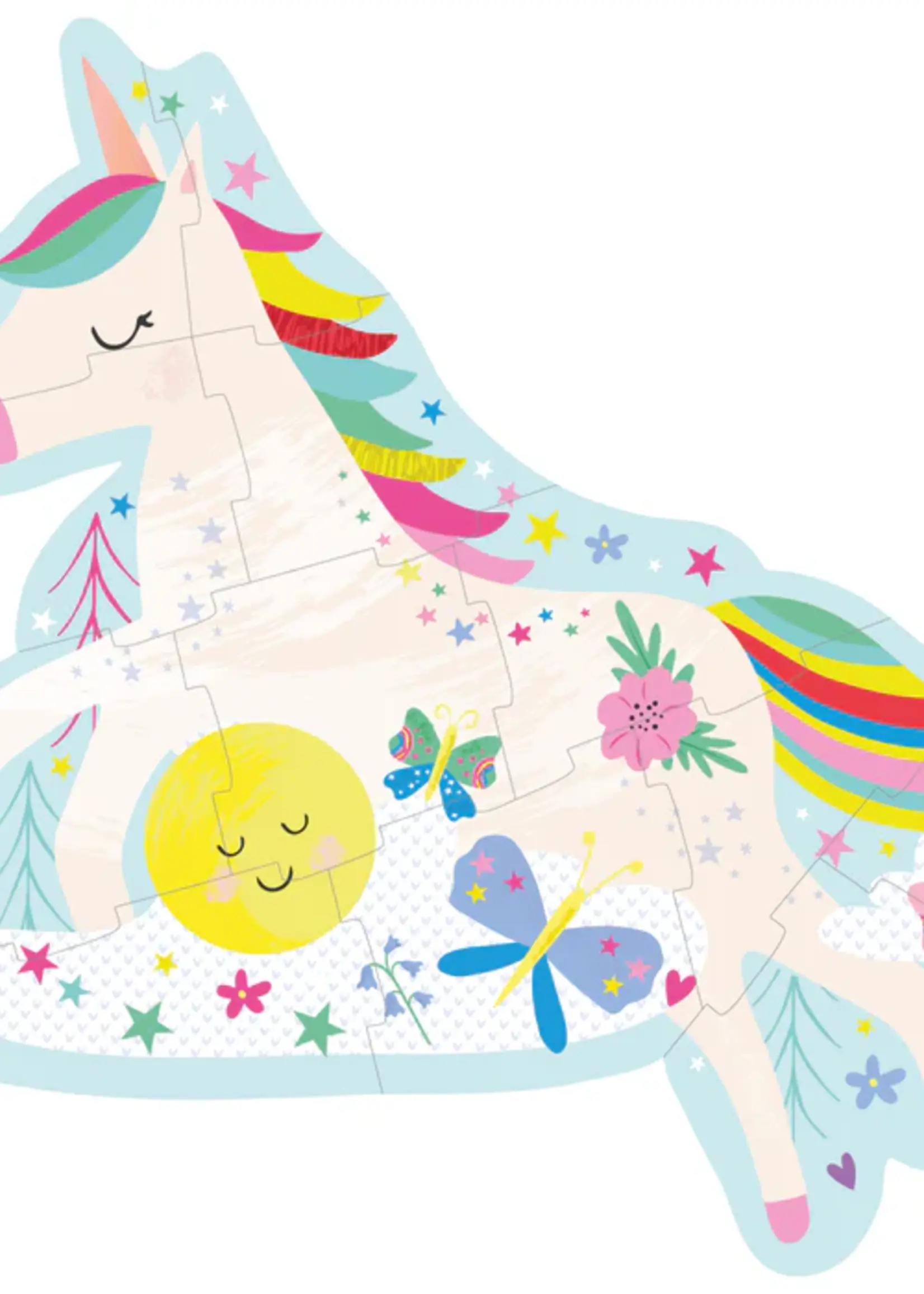 Floss & Rock Floss&Rock | Rainbow Unicorn - 12 stuks Jigsaw puzzle