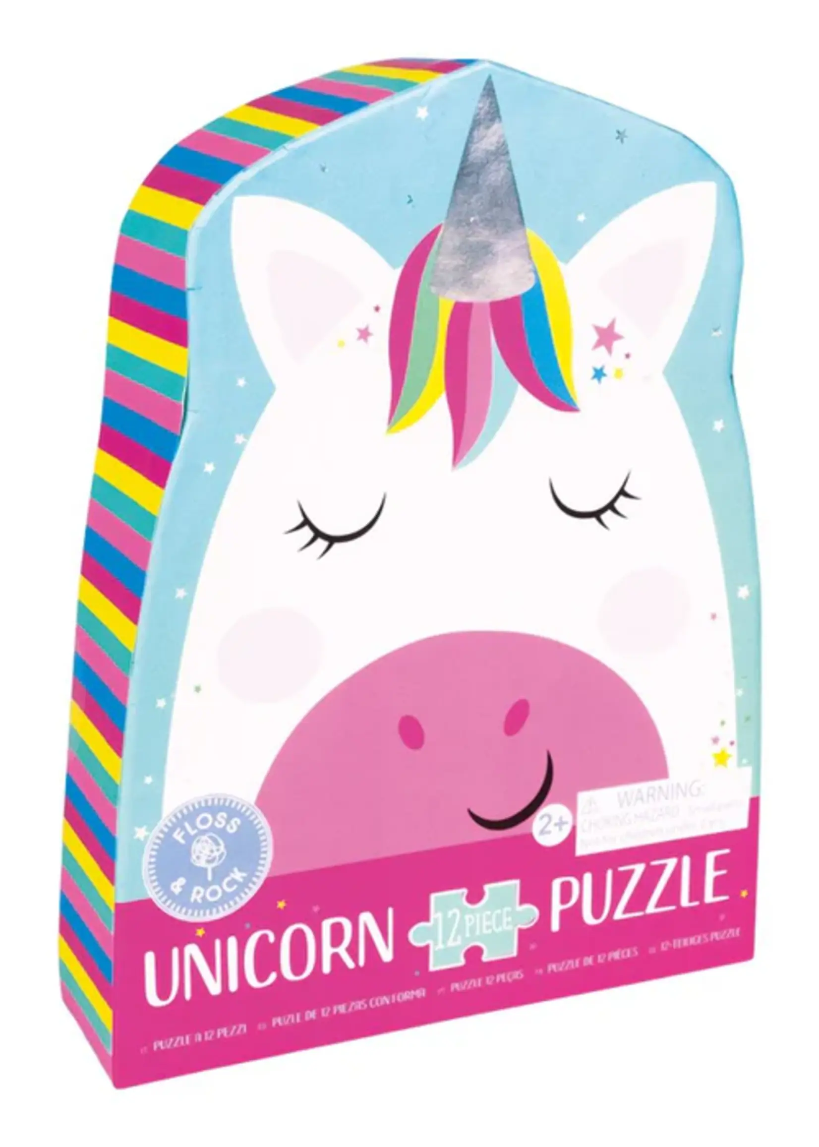 Floss & Rock Floss&Rock | Rainbow Unicorn - 12 stuks Jigsaw puzzle