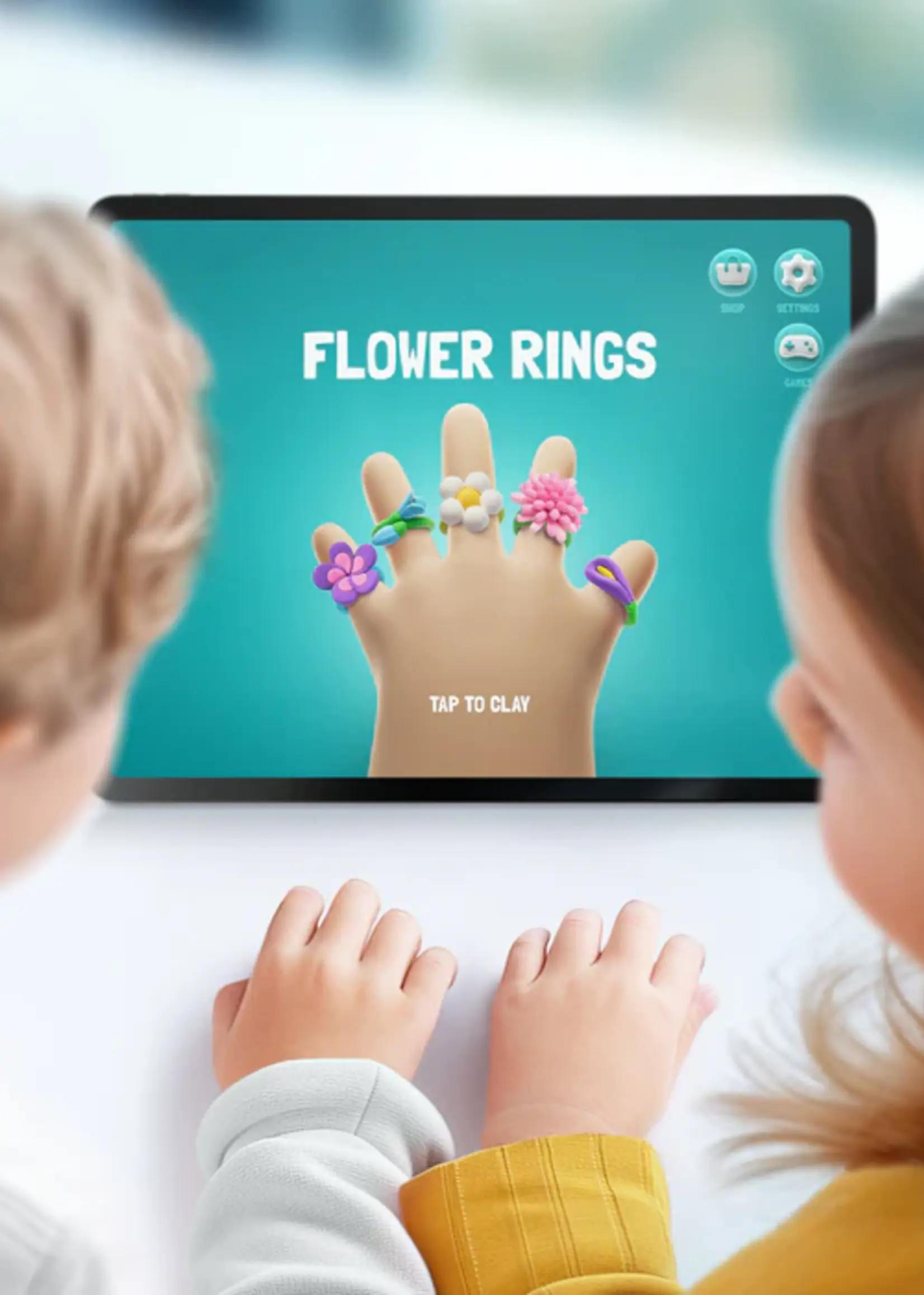 HeyClay HeyClay | Bijoux Rings - Flower - 3 cans