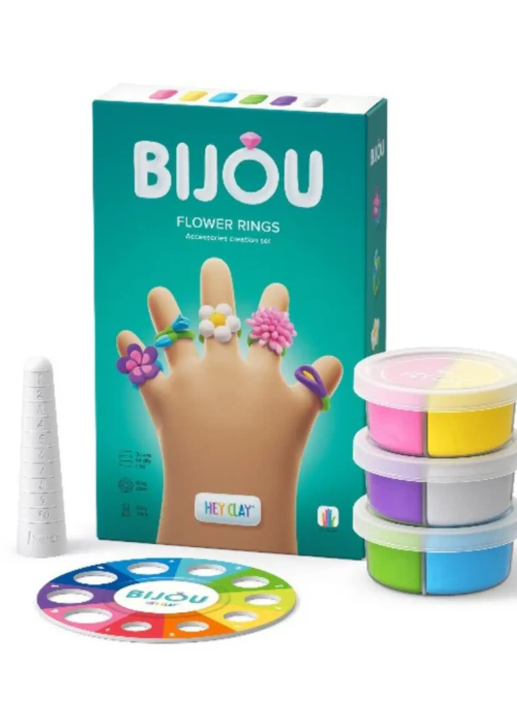 HeyClay HeyClay | Bijoux Rings - Flower - 3 cans