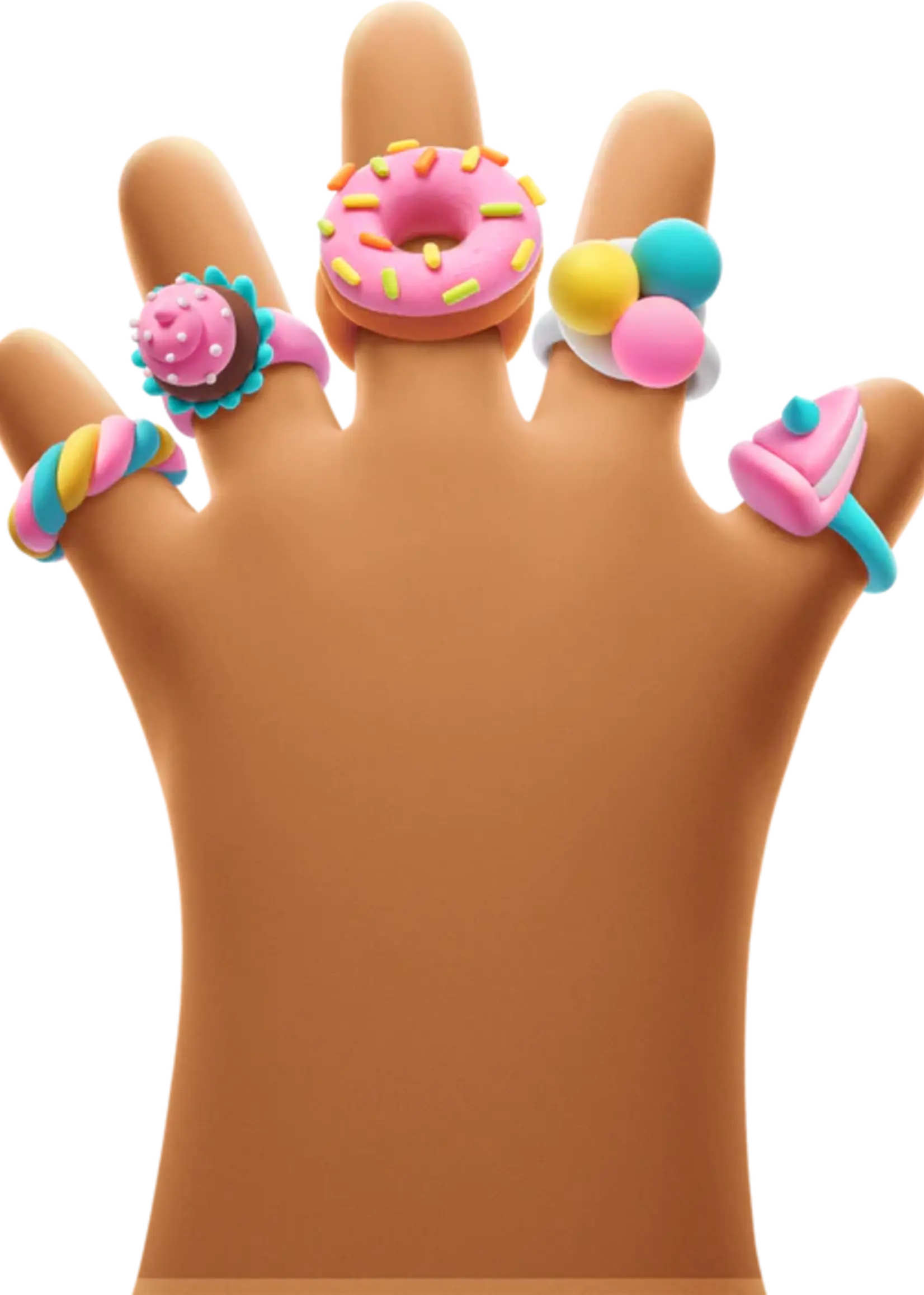 HeyClay HeyClay | Bijoux Rings - Snoepjes - 3 cans