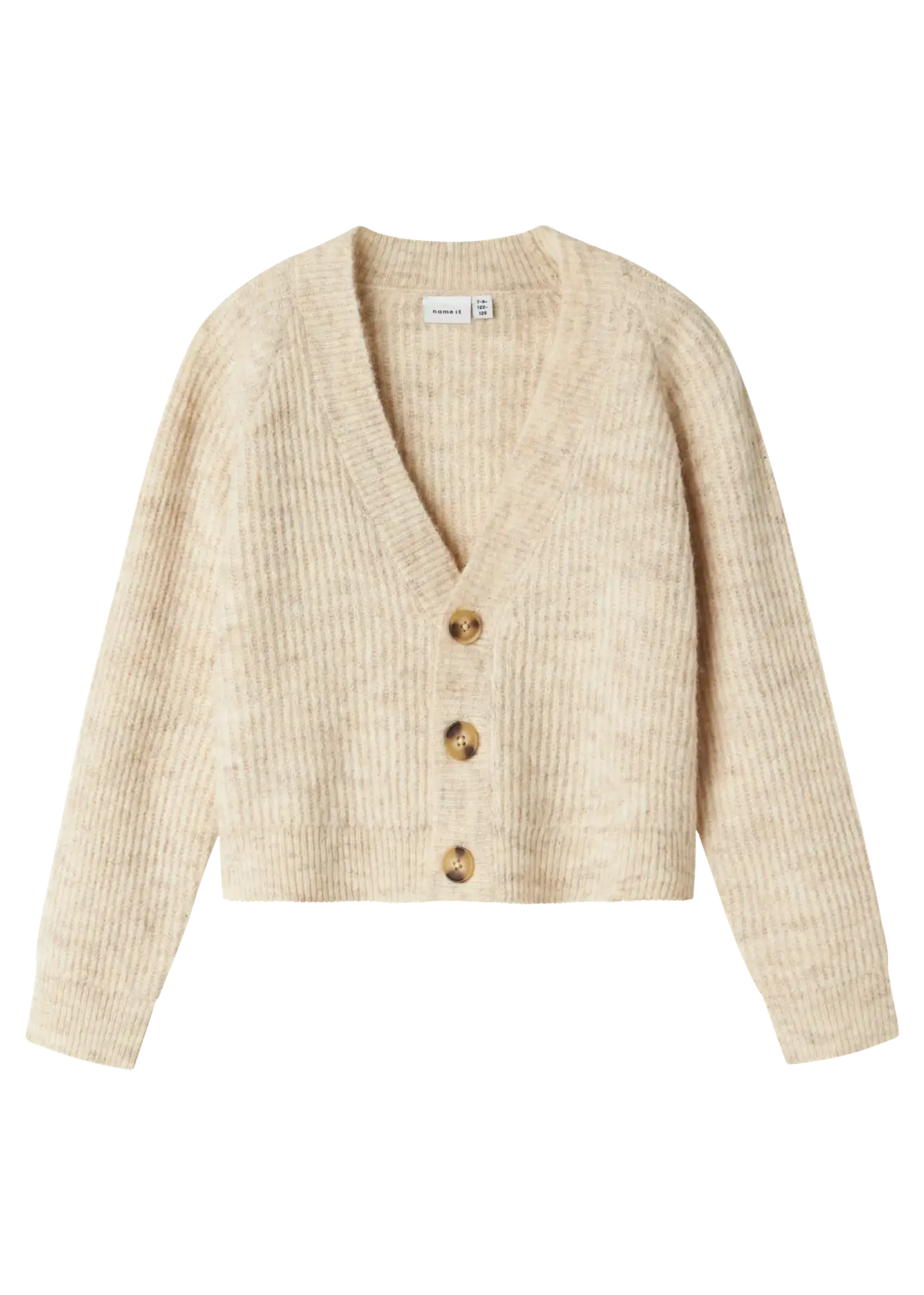 Name It Name It | NKFHOLLY BOXY SHORT KNIT CARD NOOS - Pure Cashmere