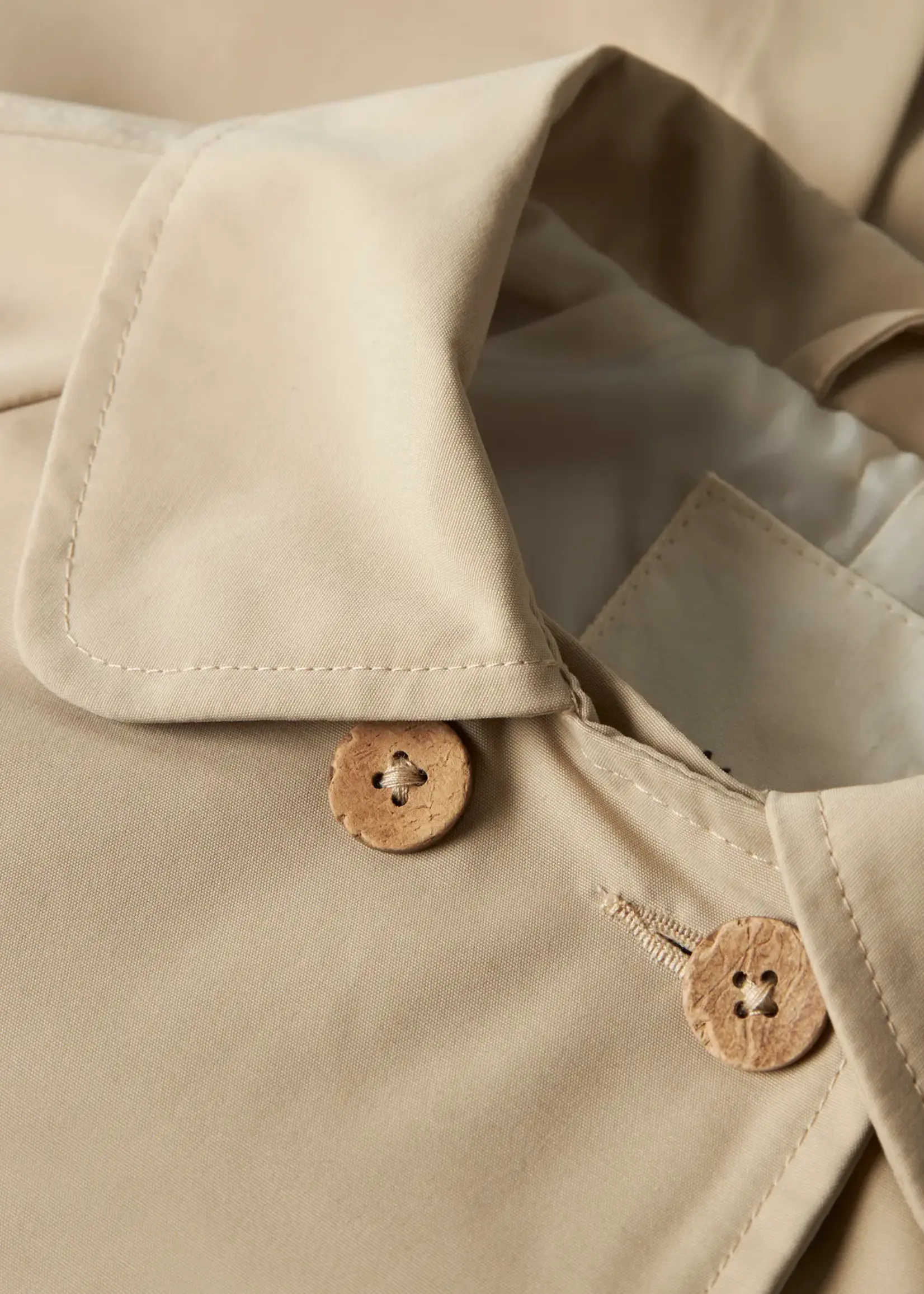 Lil’ Atelier Lil' Atelier | NMFLAMADELIN LOOSE LONG JACKET LIL - Safari