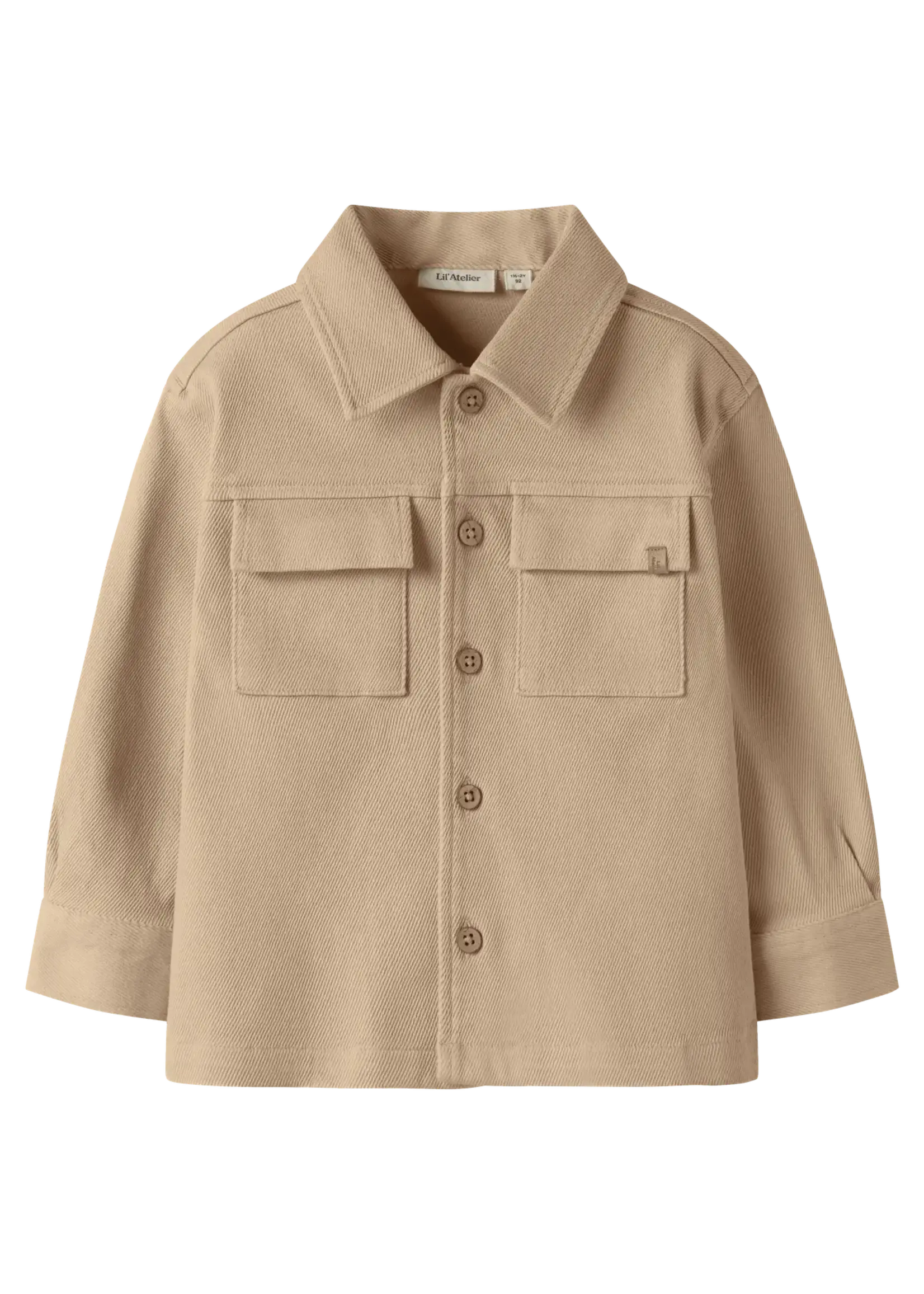 Lil' Atelier | NMMTARU LOOSE TWILL SHIRT 1177-DJ LIL - Irish Cream