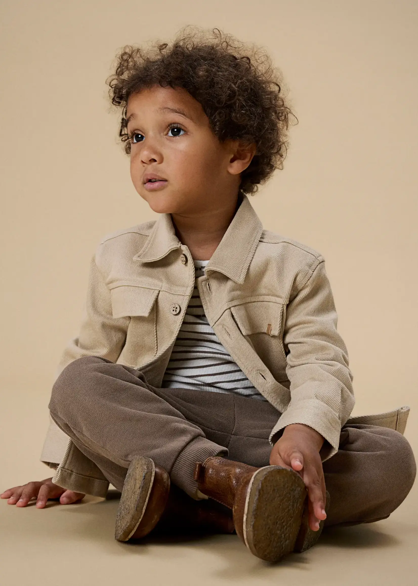 Lil' Atelier | NMMTARU LOOSE TWILL SHIRT 1177-DJ LIL - Irish Cream