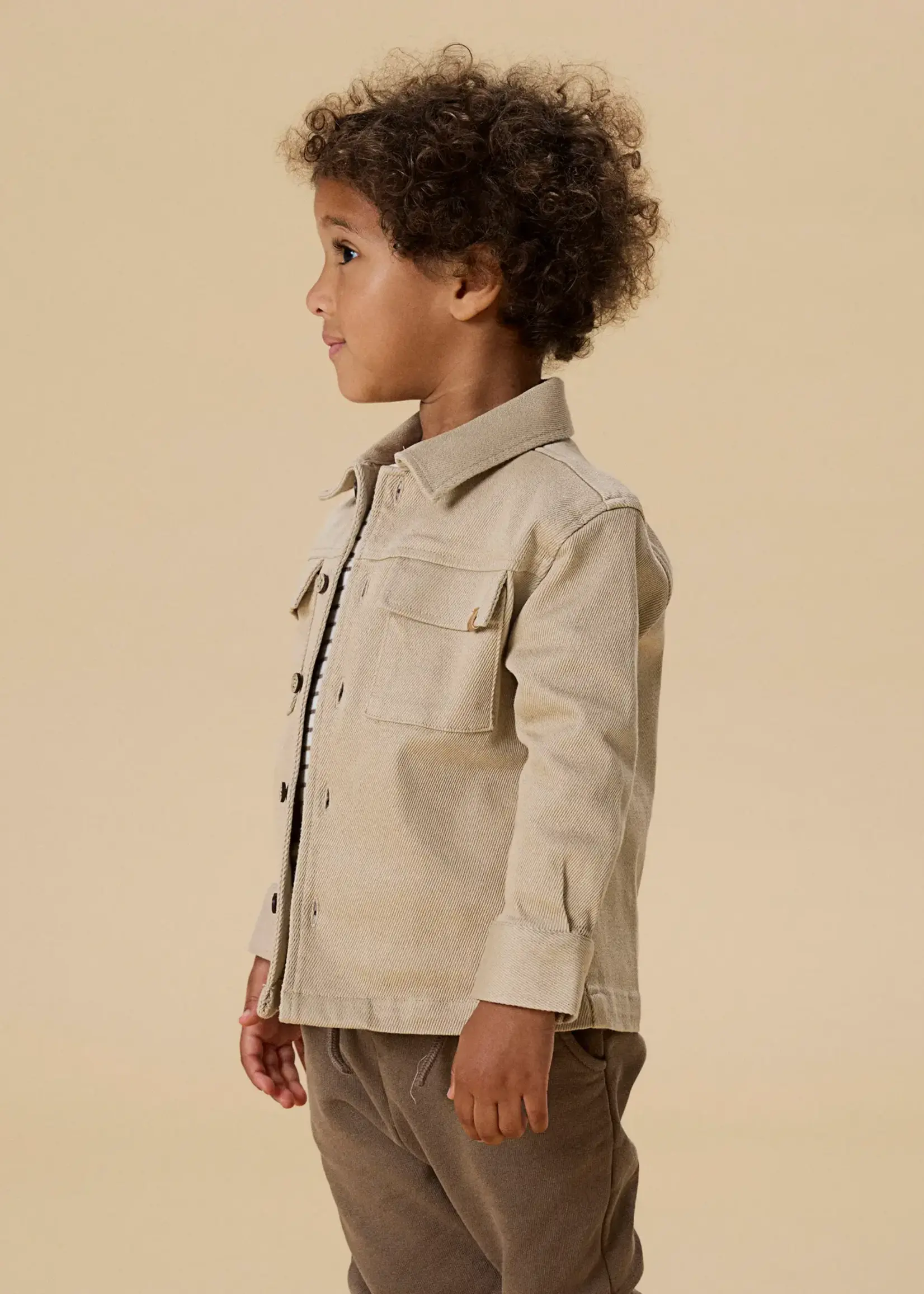 Lil' Atelier | NMMTARU LOOSE TWILL SHIRT 1177-DJ LIL - Irish Cream