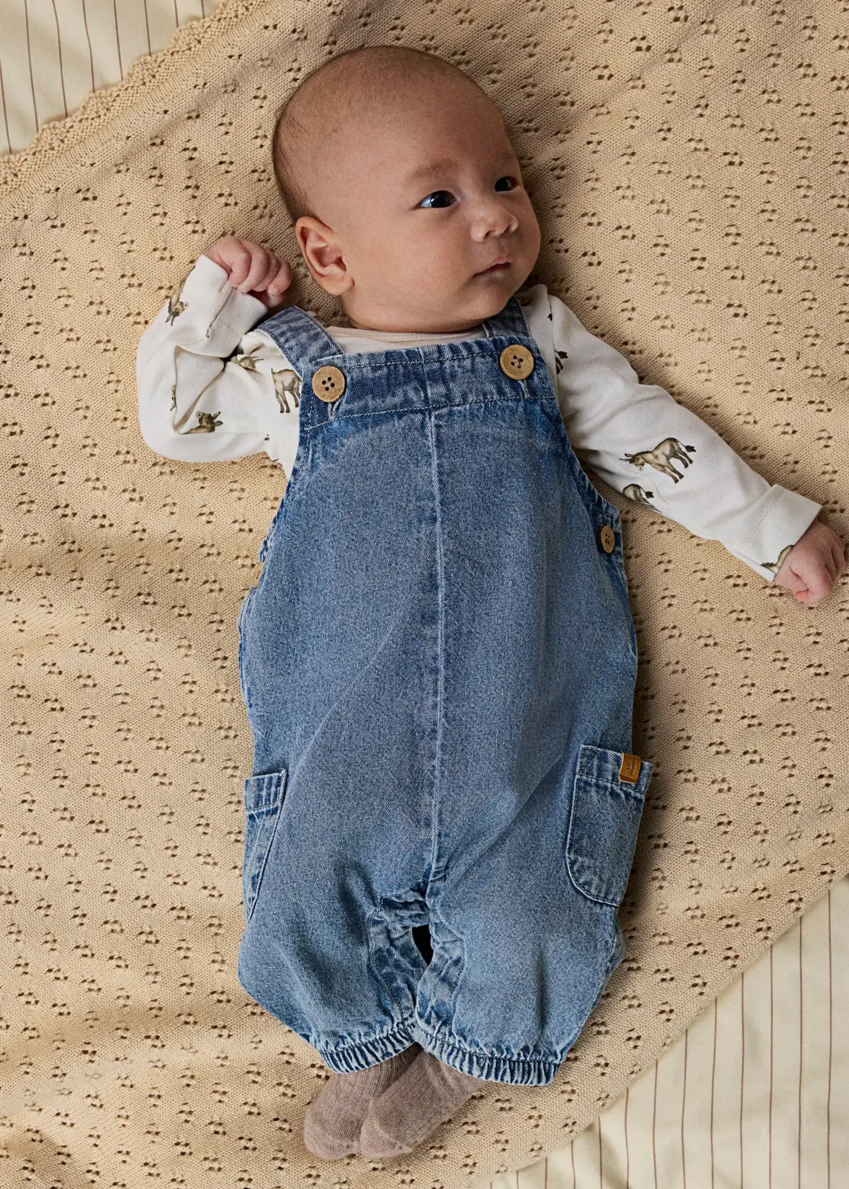 Lil’ Atelier Lil' Atelier | NBNTAYA LOOSE DNM OVERALL 1166-FD LIL - Medium Blue Denim