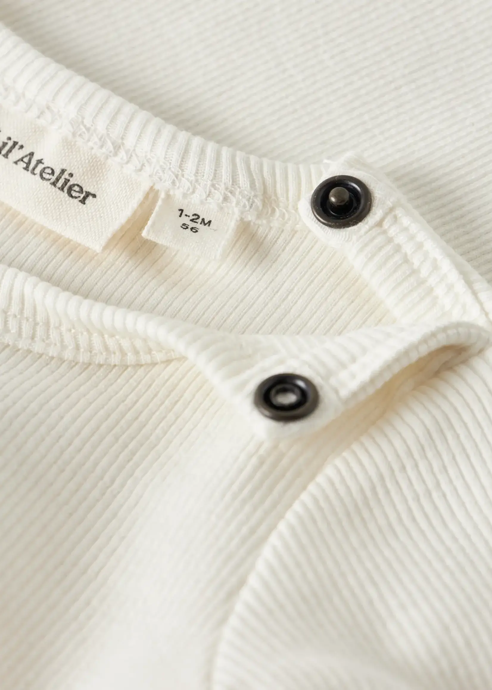 Lil’ Atelier Lil' Atelier | NBNTONTO LS SLIM BODY LIL - Coconut Milk