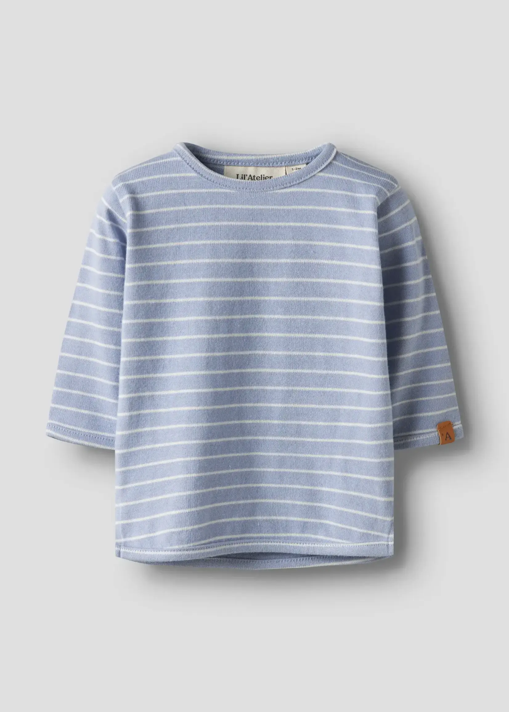 Lil' Atelier | NBMBAJA LS LOOSE TOP LIL - Zen Blue