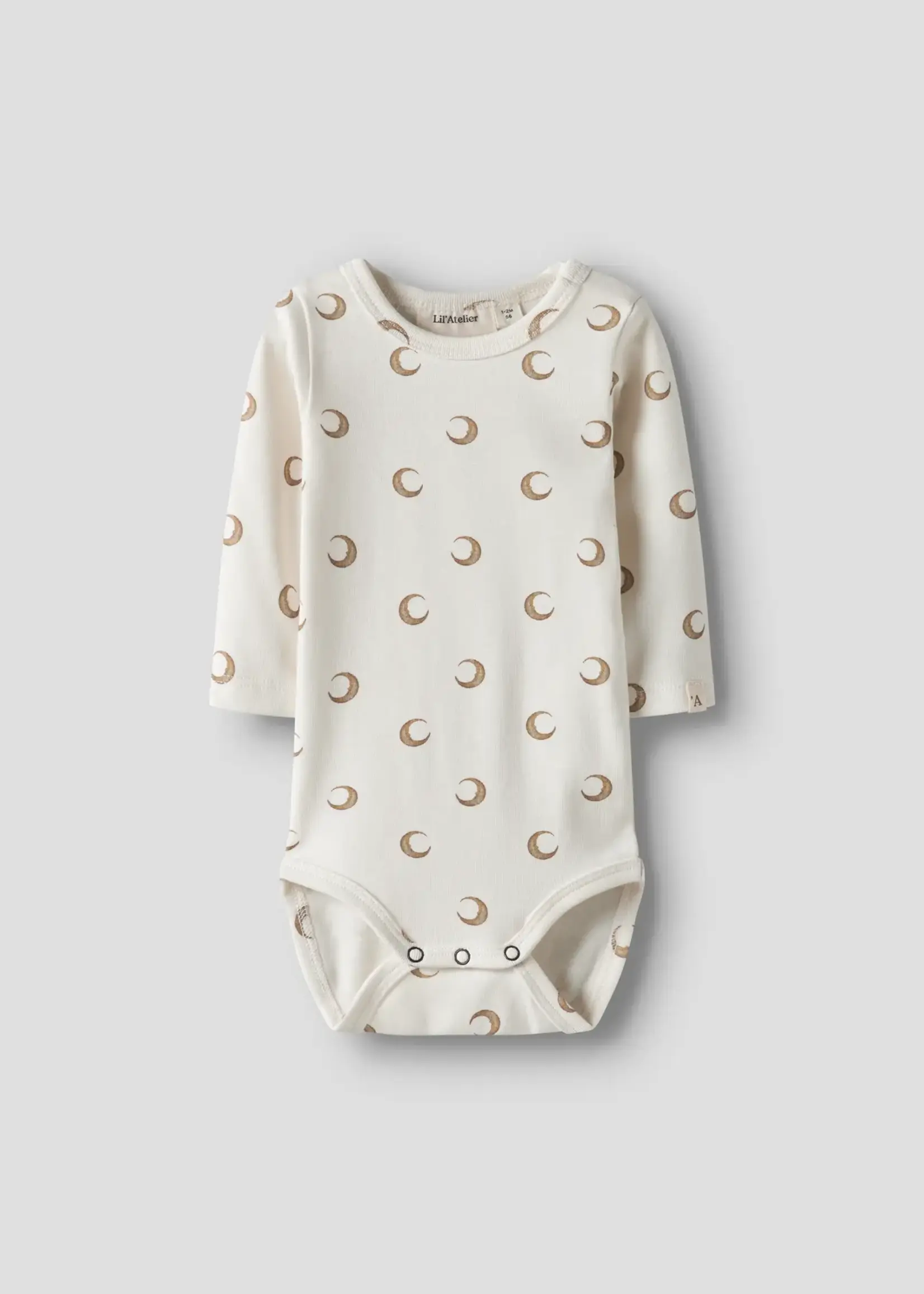 Lil’ Atelier Lil' Atelier | NBNLAYO KIM LS SLIM BODY LIL NOOS - Coconut Milk MOON