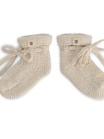 A Tiny Story A Tiny Story | baby slippers – ecru melange