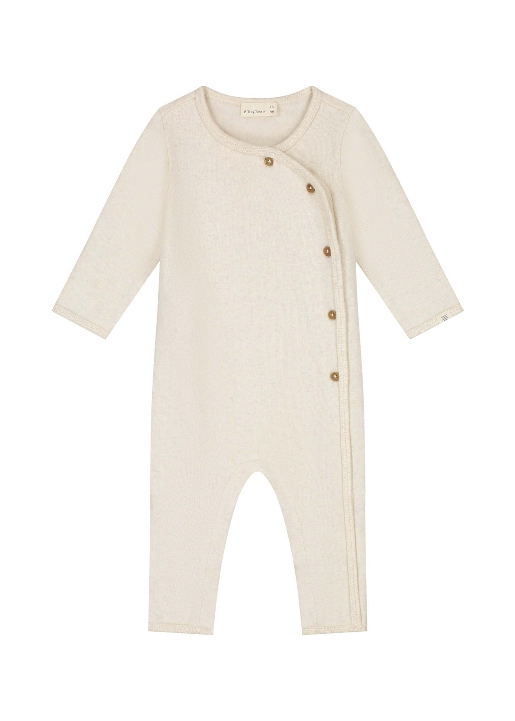 A Tiny Story A Tiny Story | baby suit - ecru melange