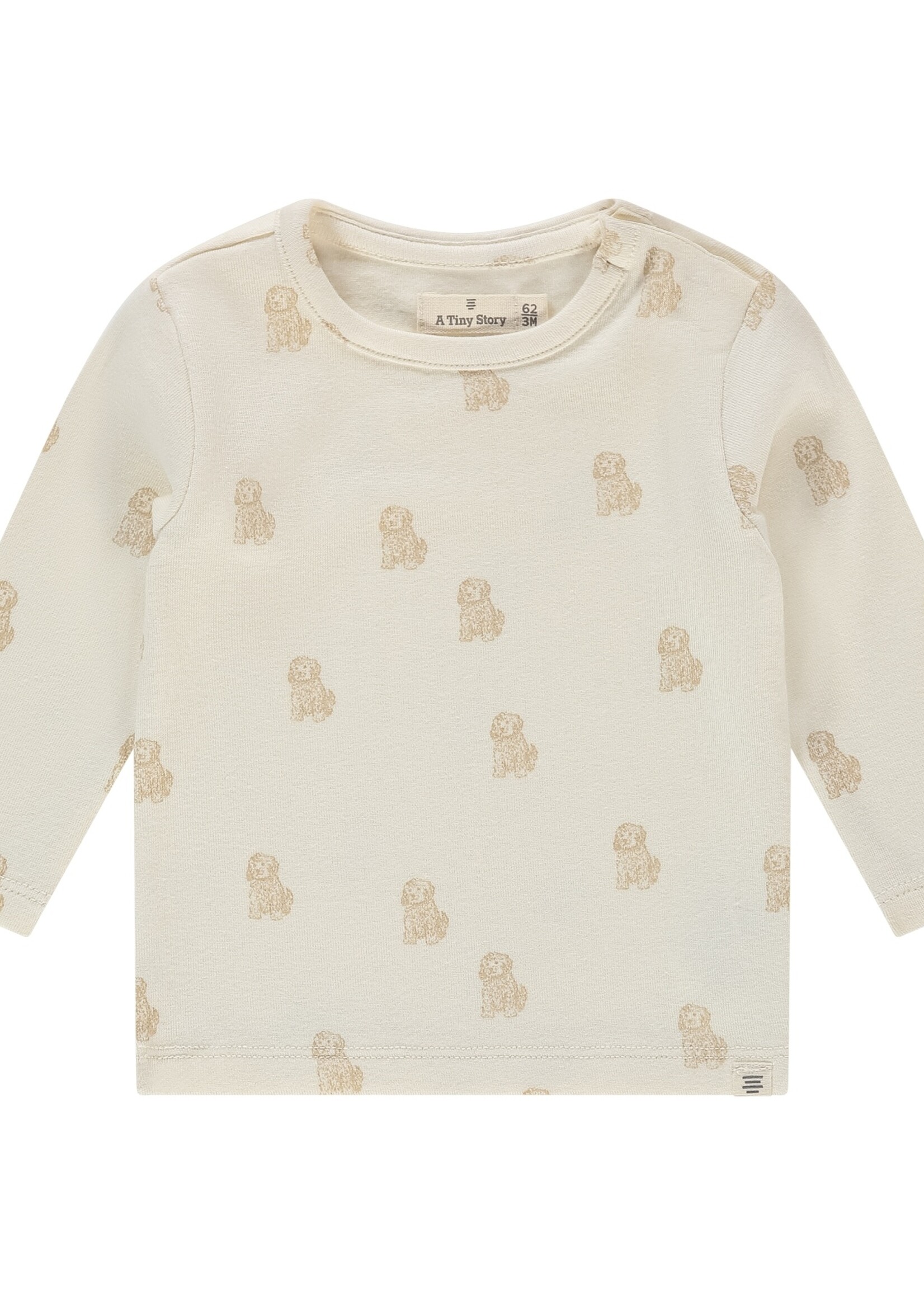 A Tiny Story A Tiny Story | baby t-shirt long sleeve - Ecru