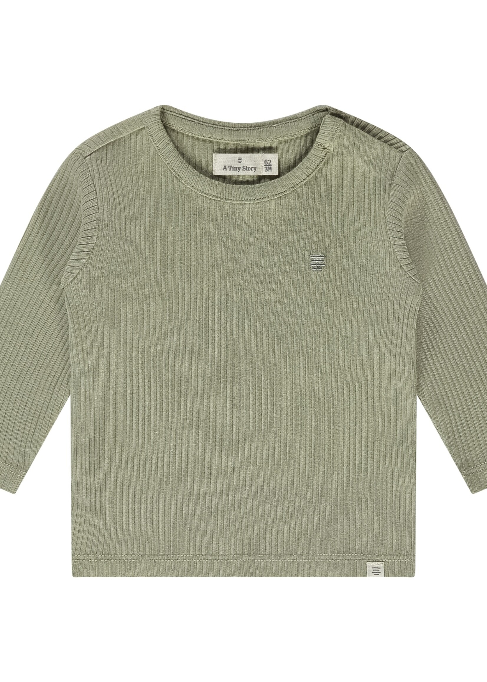A Tiny Story A Tiny Story | baby t-shirt long sleeve - Moss