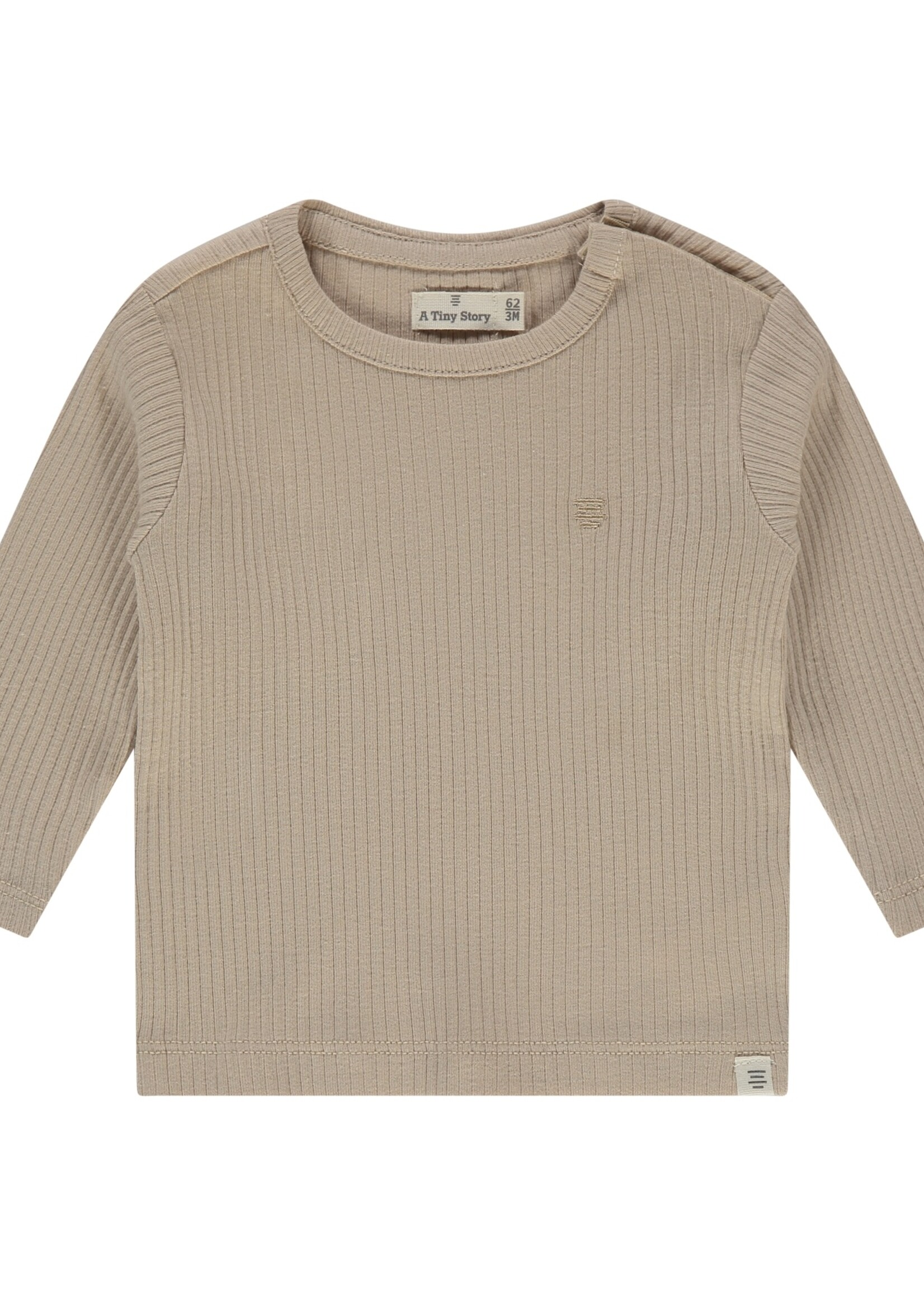 A Tiny Story A Tiny Story | baby t-shirt long sleeve - Nougat 1