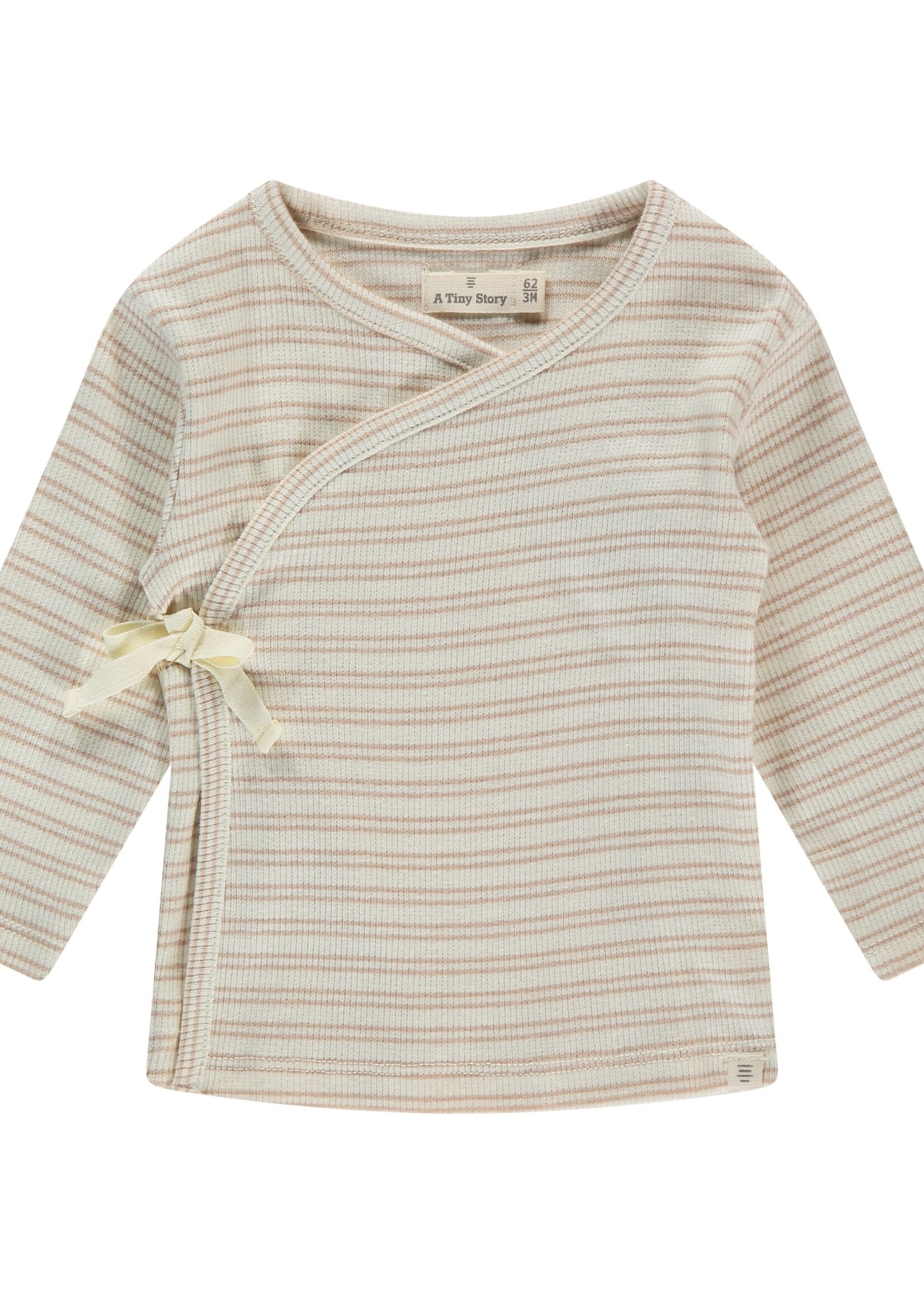A Tiny Story A Tiny Story | baby t-shirt long sleeve - Nougat