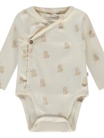 A Tiny Story A Tiny Story | baby romper long sleeve – Ecru