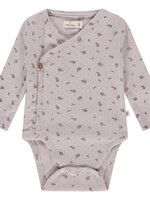 A Tiny Story A Tiny Story | baby romper long sleeve - Light mauve