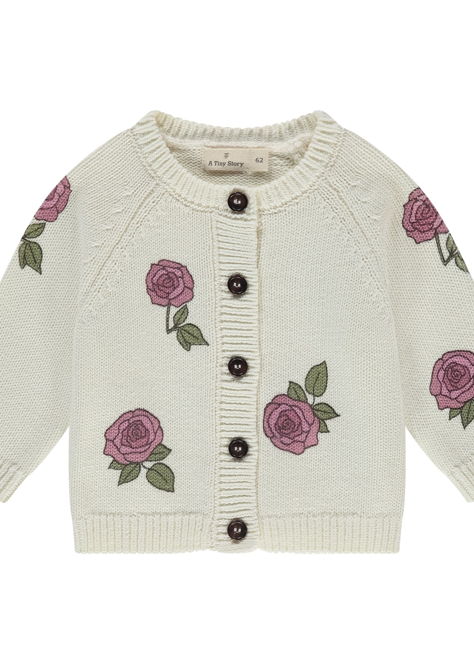 A Tiny Story A Tiny Story | baby cardigan - Ecru