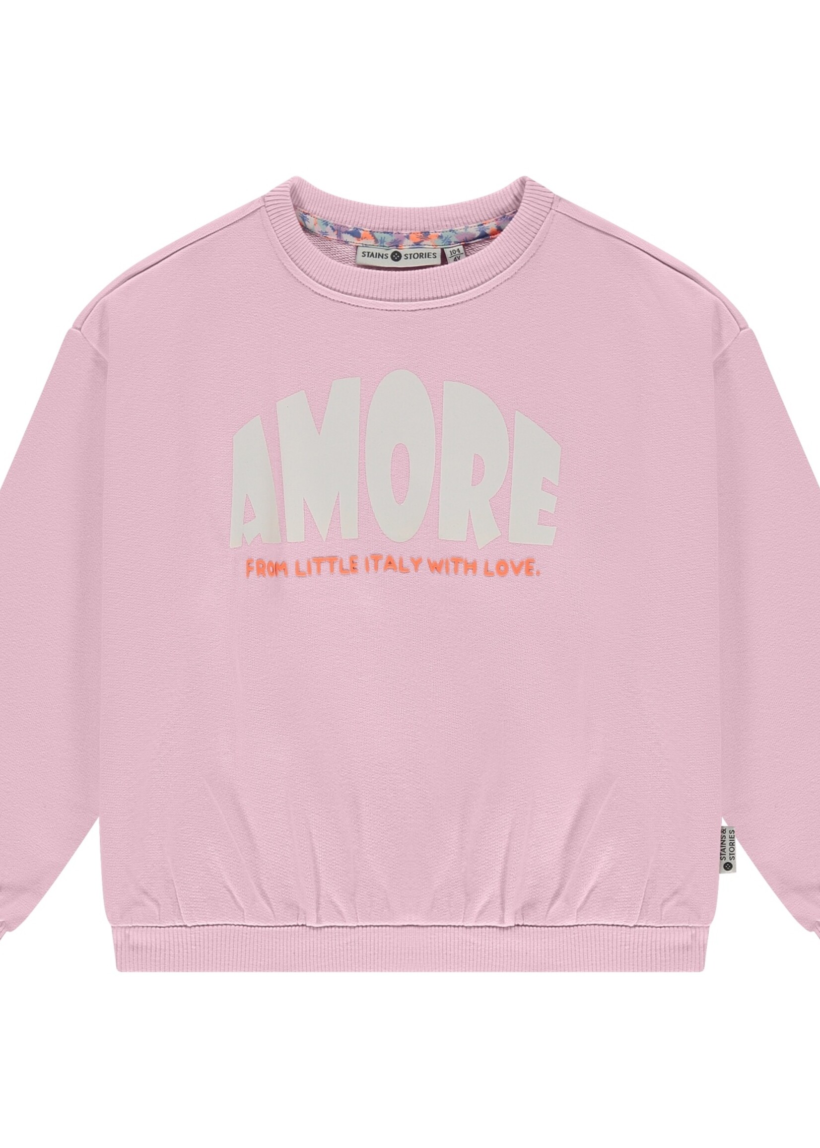 Stains & Stories  Stains & Stories | girls sweat shirt - Blush