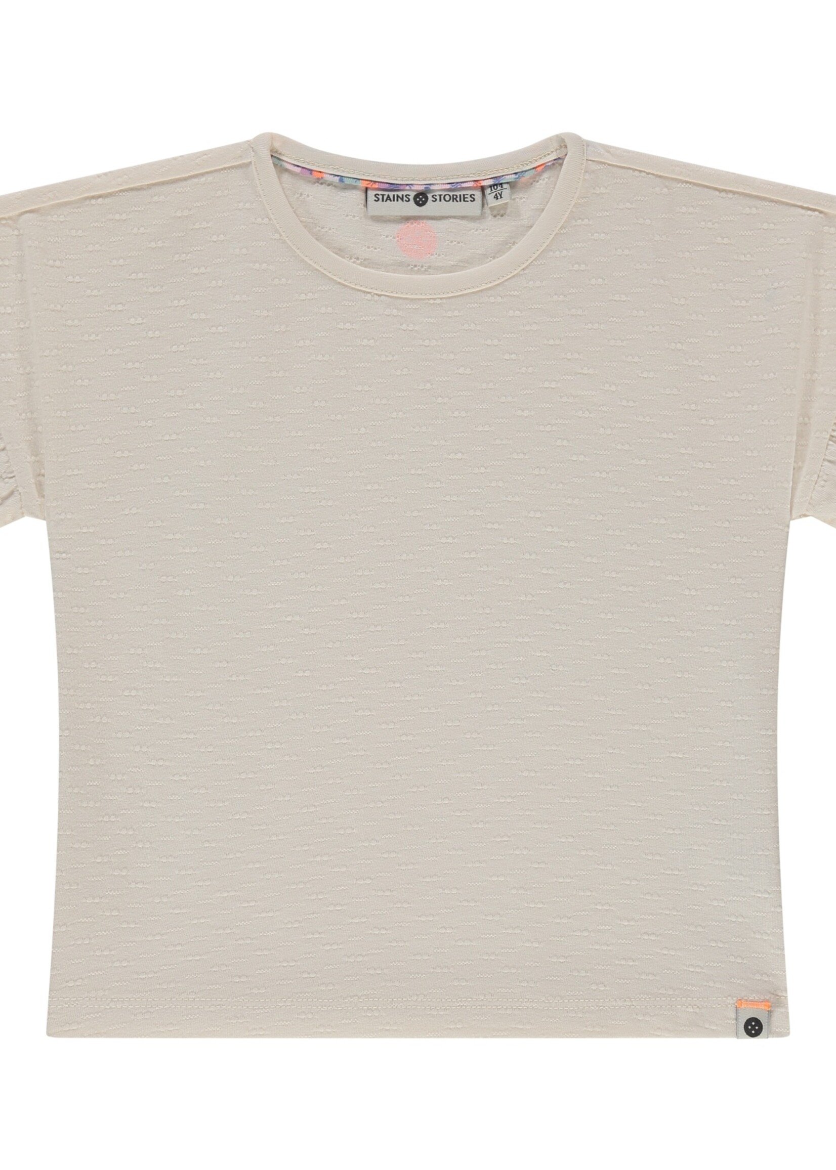 Stains & Stories  Stains & Stories | girls t-shirt short sleeve - Ivory