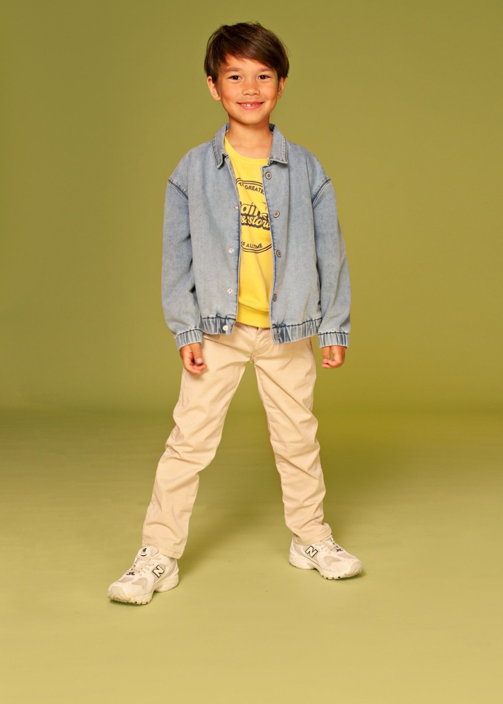 Stains & Stories  Stains & Stories | boys jeansjacket - grey blue denim