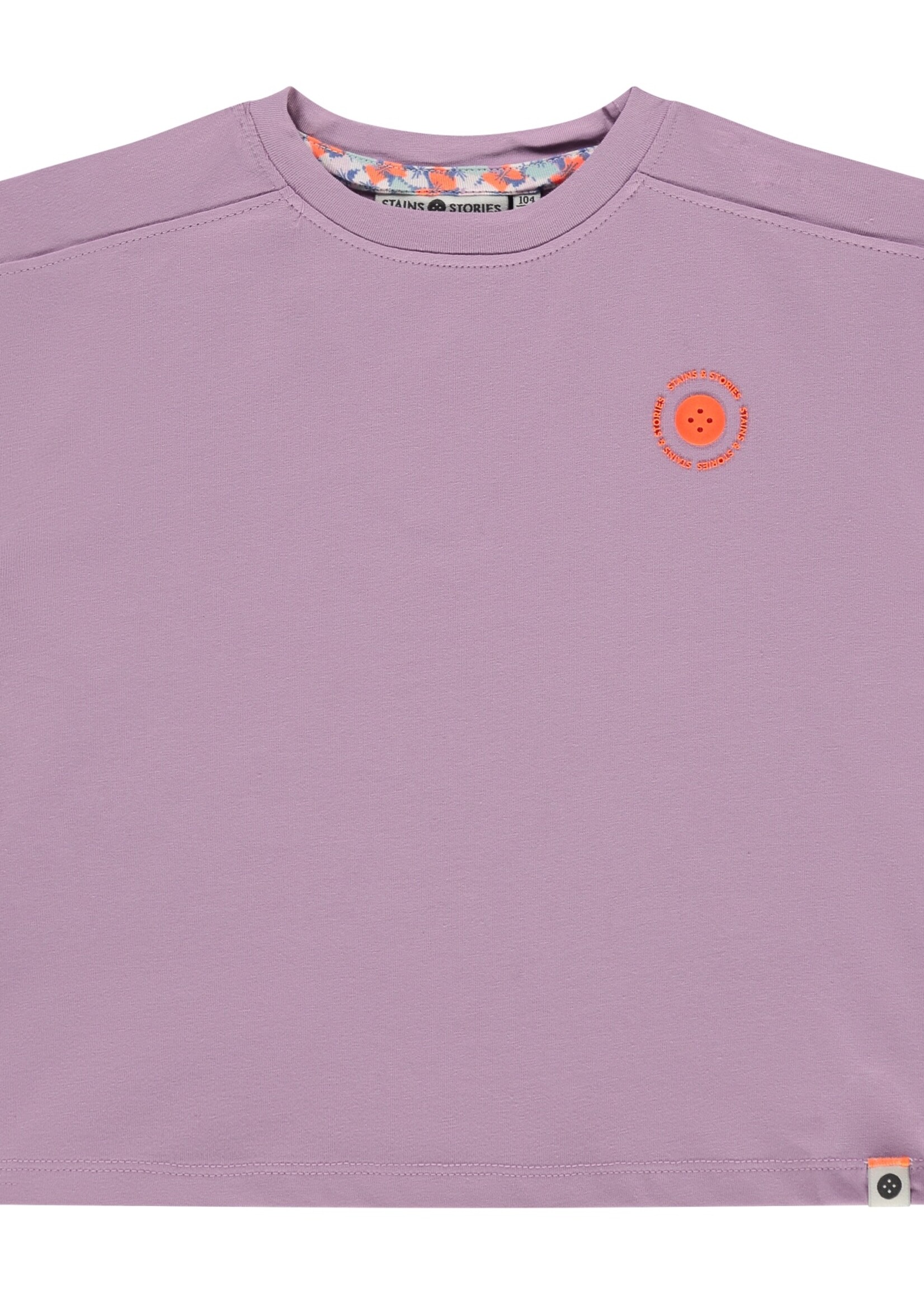 Stains & Stories  Stains & Stories | girls t-shirt short sleeve – Lilac