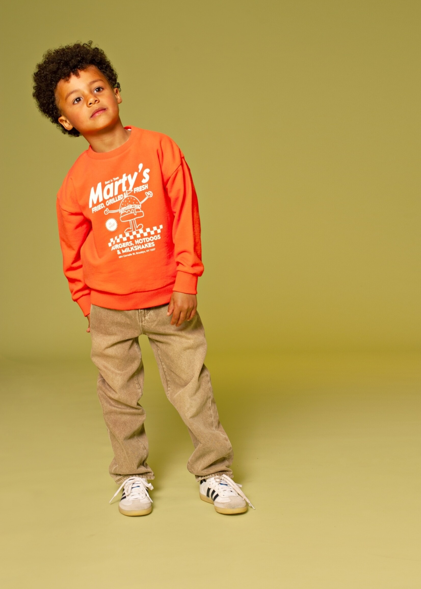 Stains & Stories  Stains & Stories | boys sweatshirt - Grapefruit