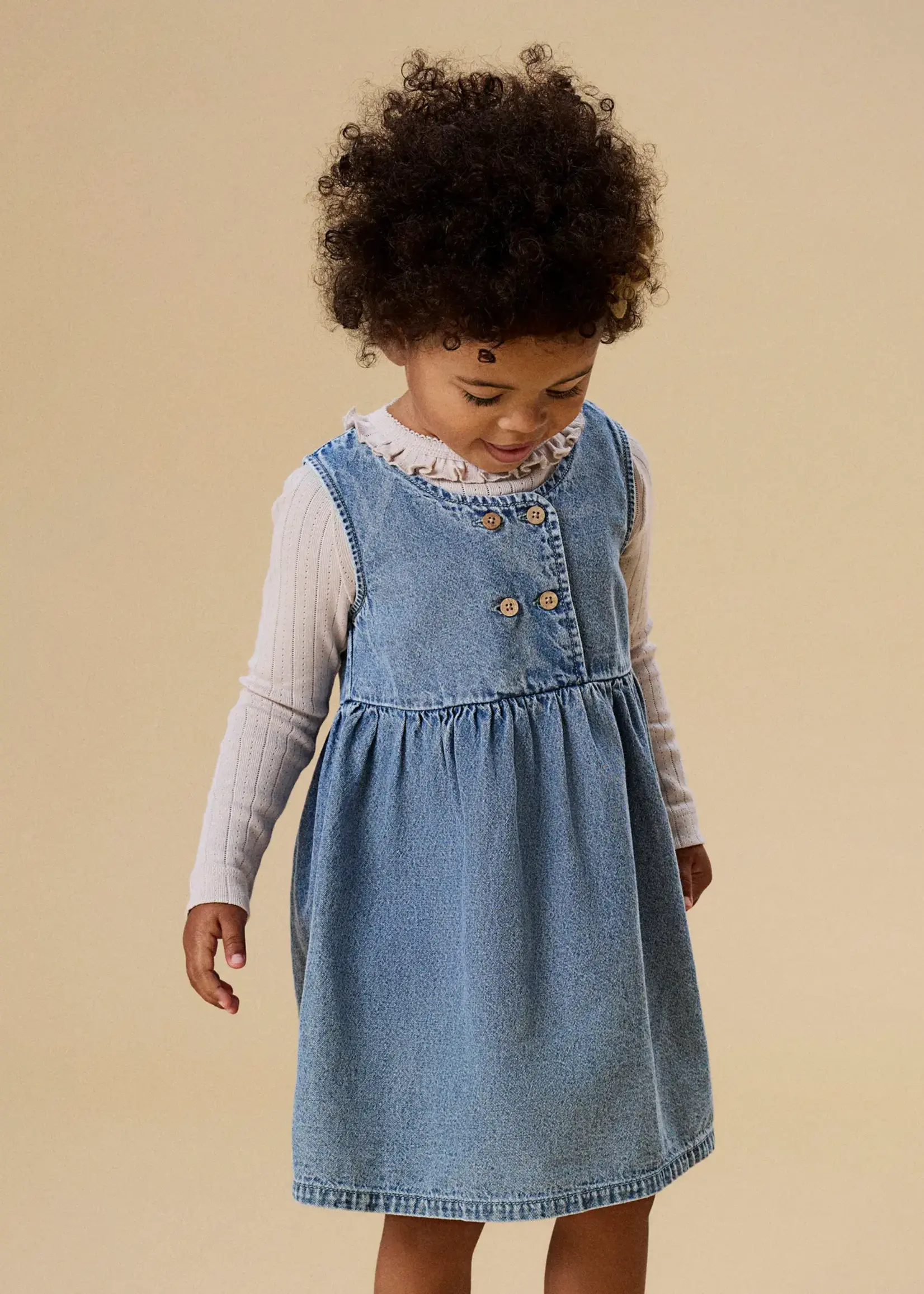 Lil'Atelier | NMFTAYA sl dnm spencer - Medium Blue Denim