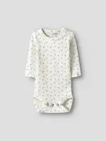 Lil'Atelier | NBFGAYO sag ls slim body lil - Coconut Milk/ bell Flowe