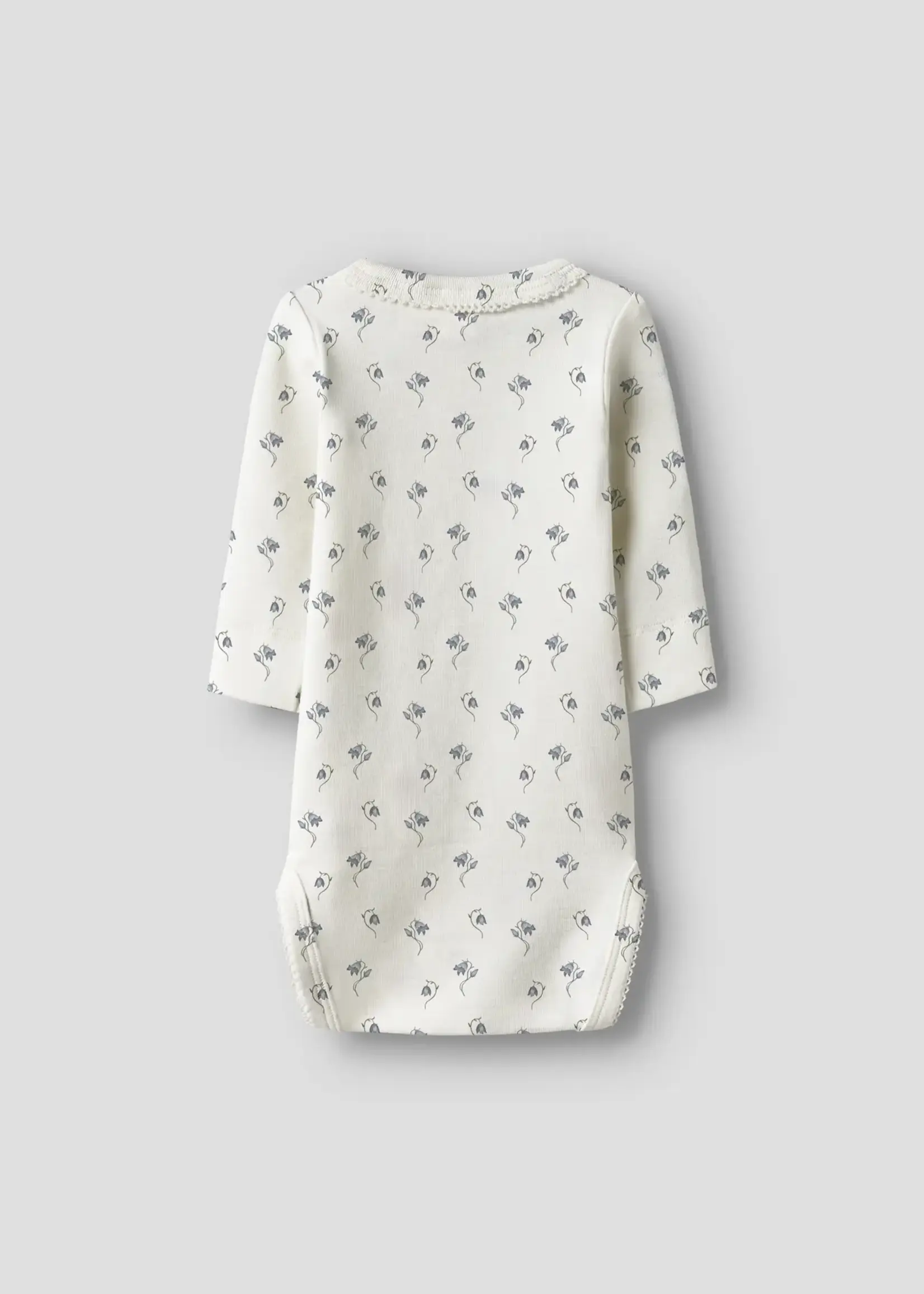 Lil’ Atelier Lil'Atelier | NBFGAYO sag ls slim body lil - Coconut Milk/ bell Flowe