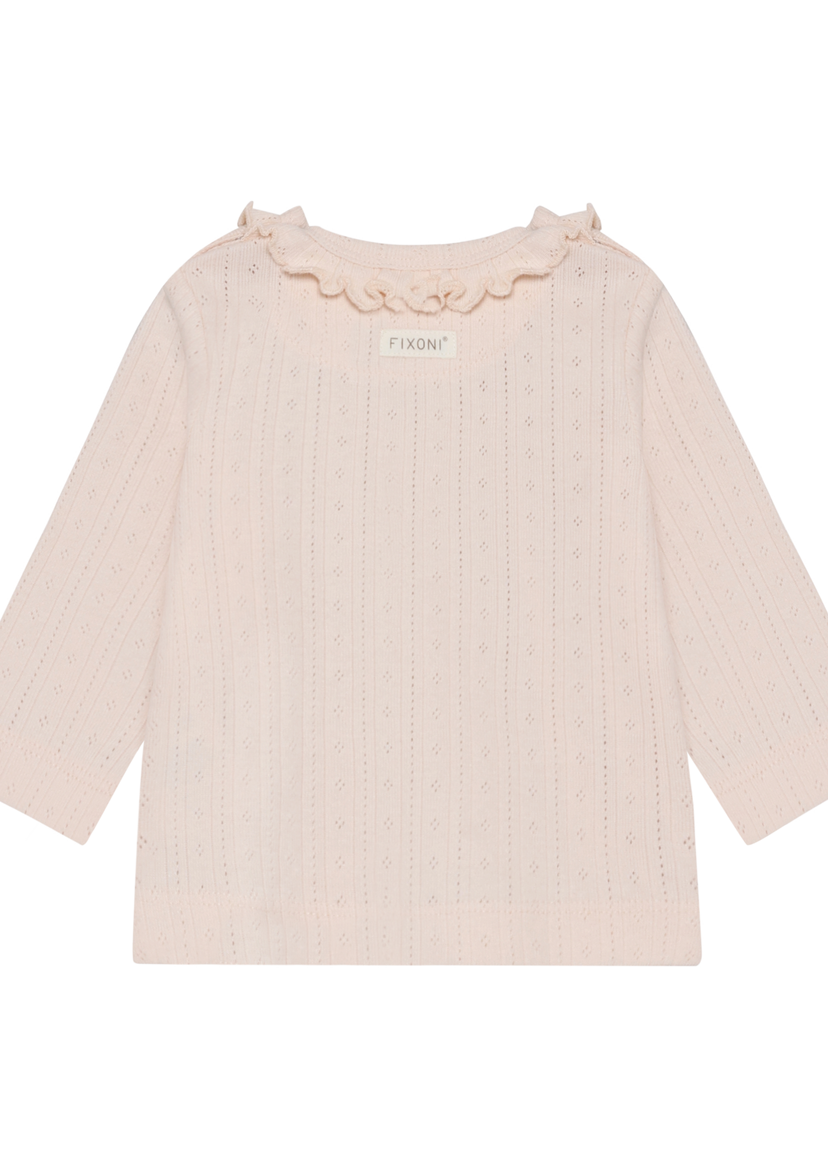 Fixoni Fixoni | T-shirt LS Pointelle - Eggnog