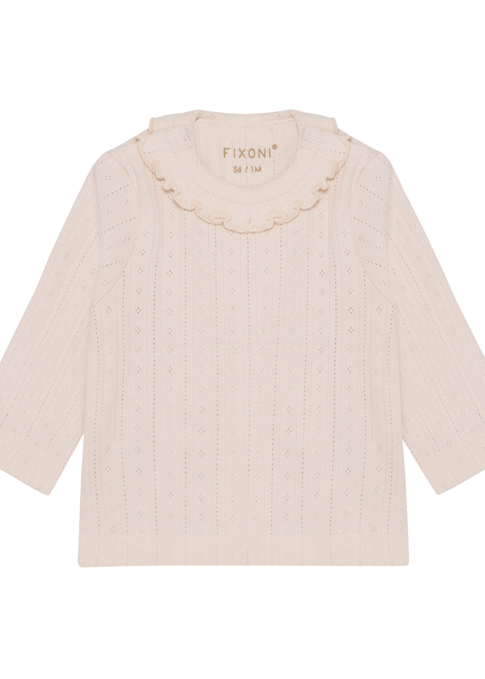 Fixoni Fixoni | T-shirt LS Pointelle - Eggnog