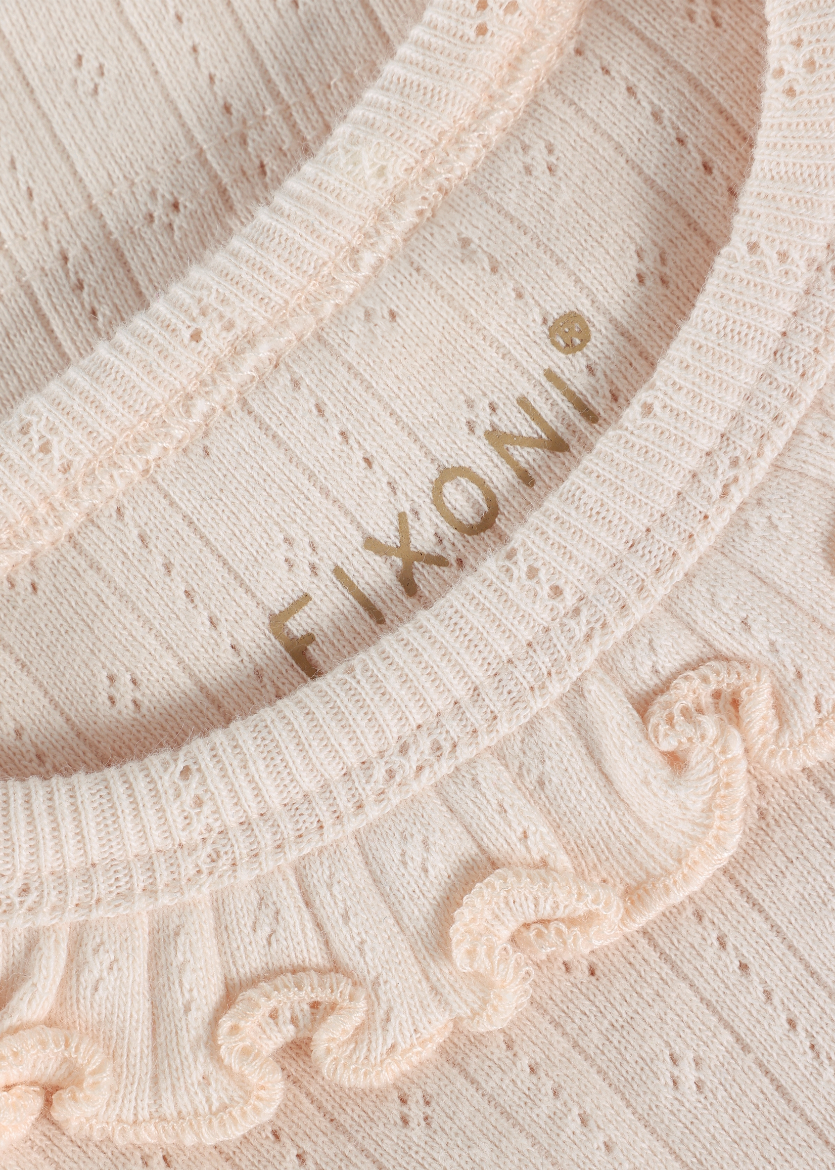 Fixoni Fixoni | T-shirt LS Pointelle - Eggnog