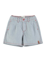 Piupiuchick Piupiuchick | boy shorts  - ecru w/ indigo stripes