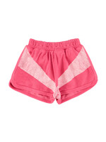 Piupiuchick Piupiuchick | Shorts - pink w/ white stripes print