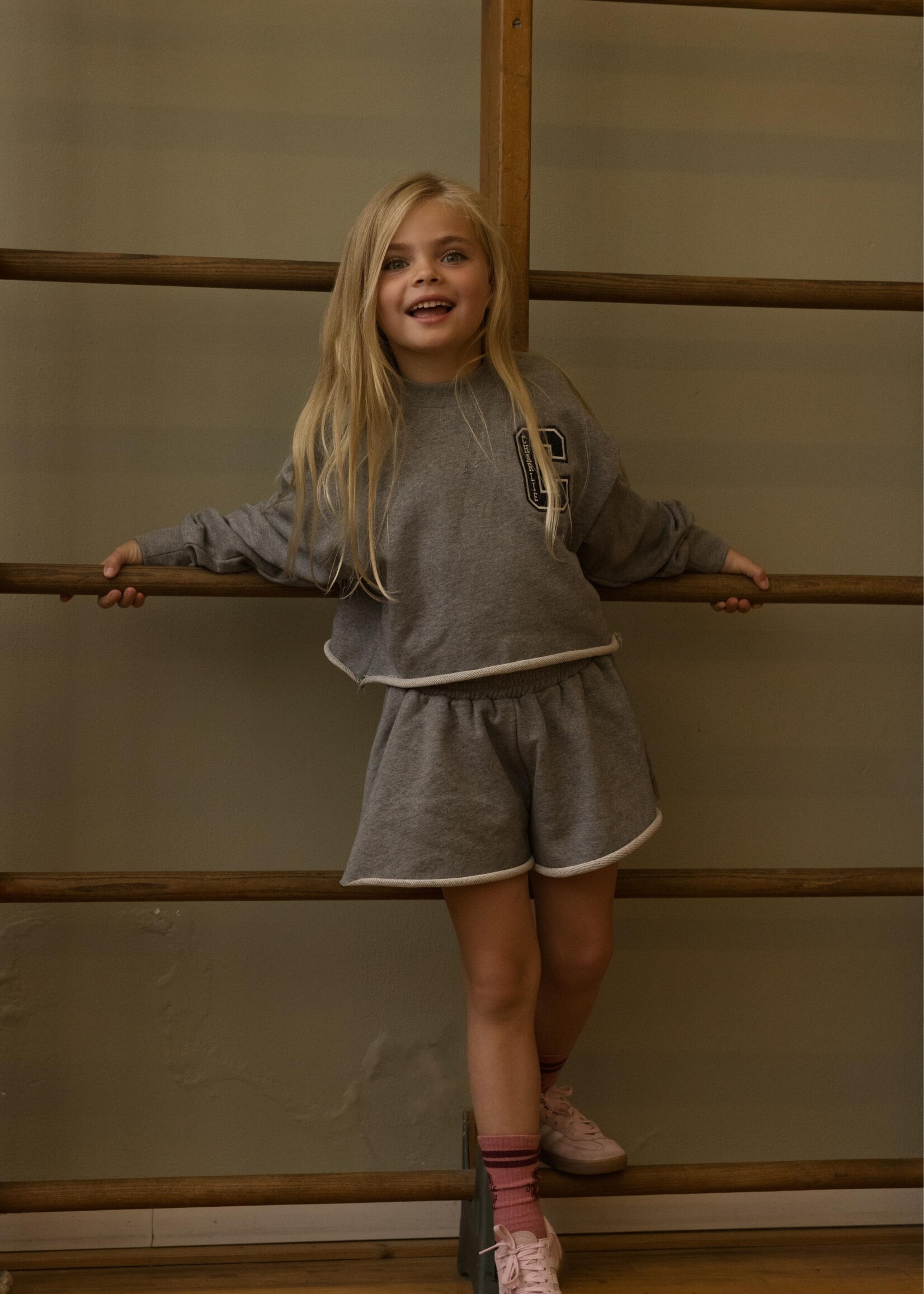 Charlie Petite Charlie Petite | Phillou Short - Grey Melange