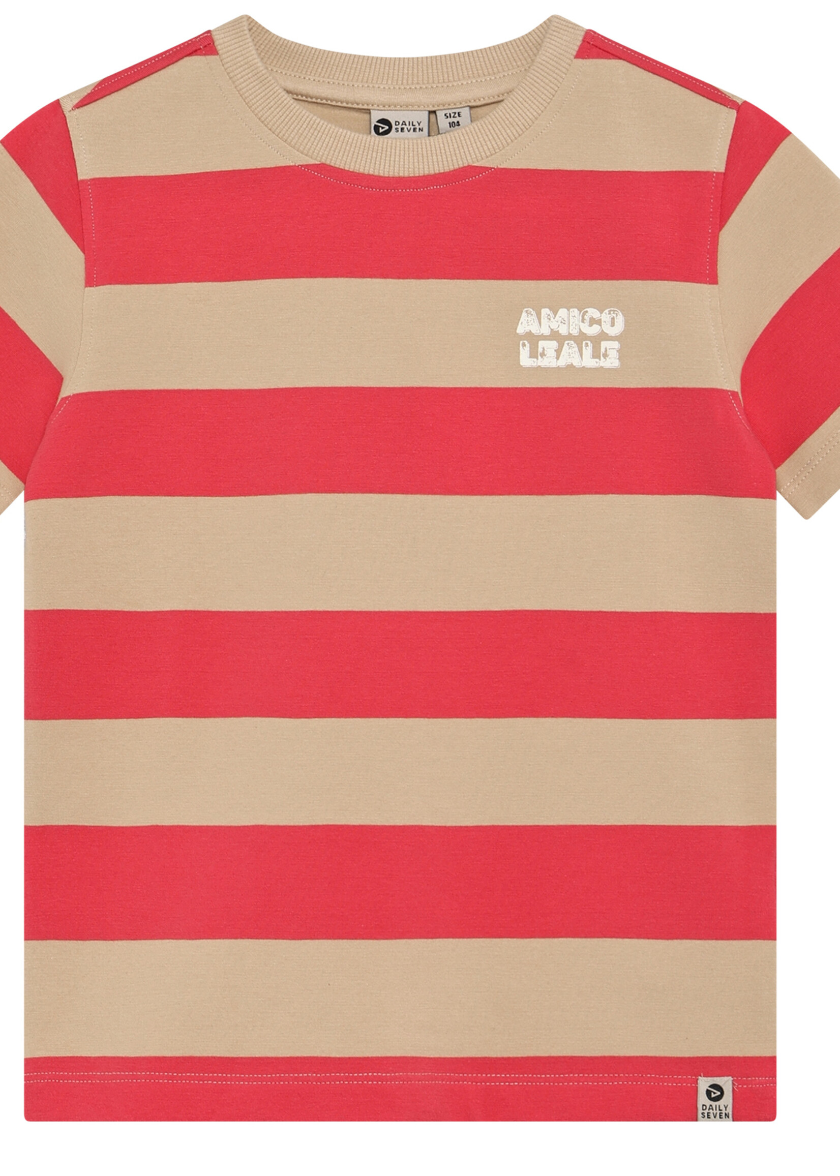 Daily7 Daily7 | T-shirt Big Stripe – Red