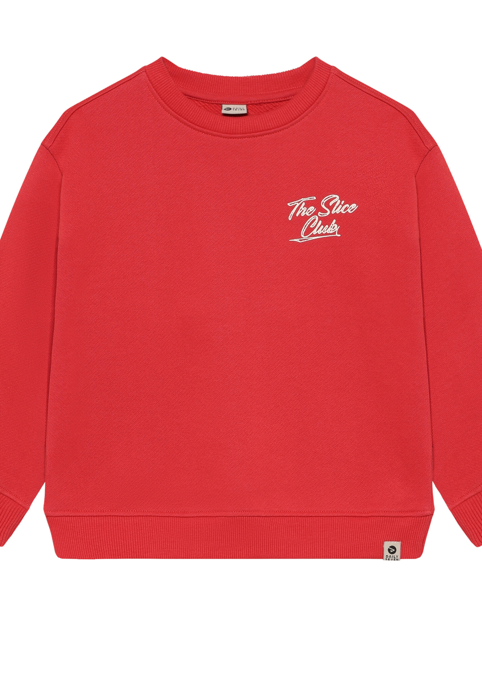 Daily7 Daily7 | Oversized Sweater Slice Club – Red