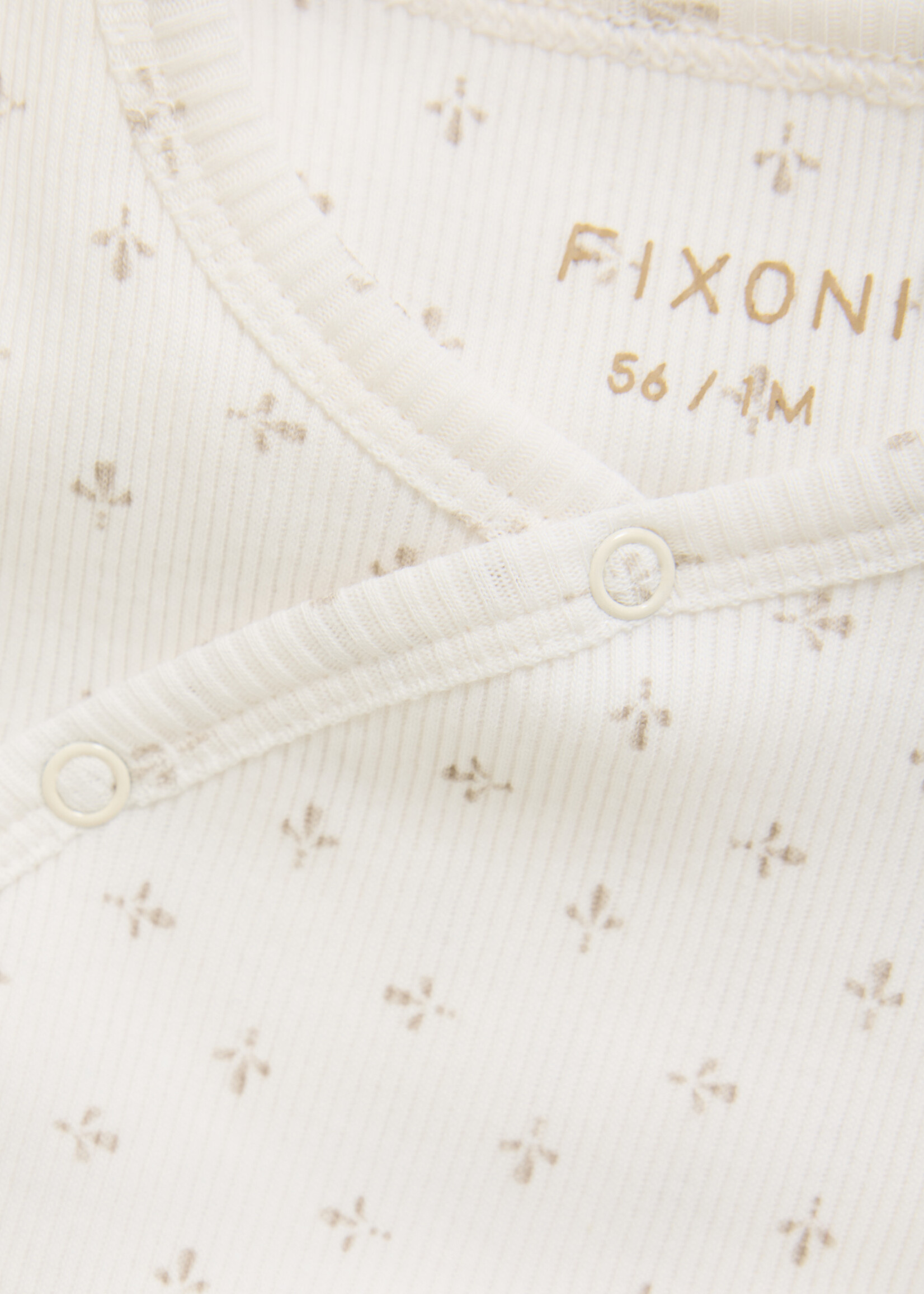 Fixoni Fixoni | Wrap T-shirt LS Rib  - Gardenia