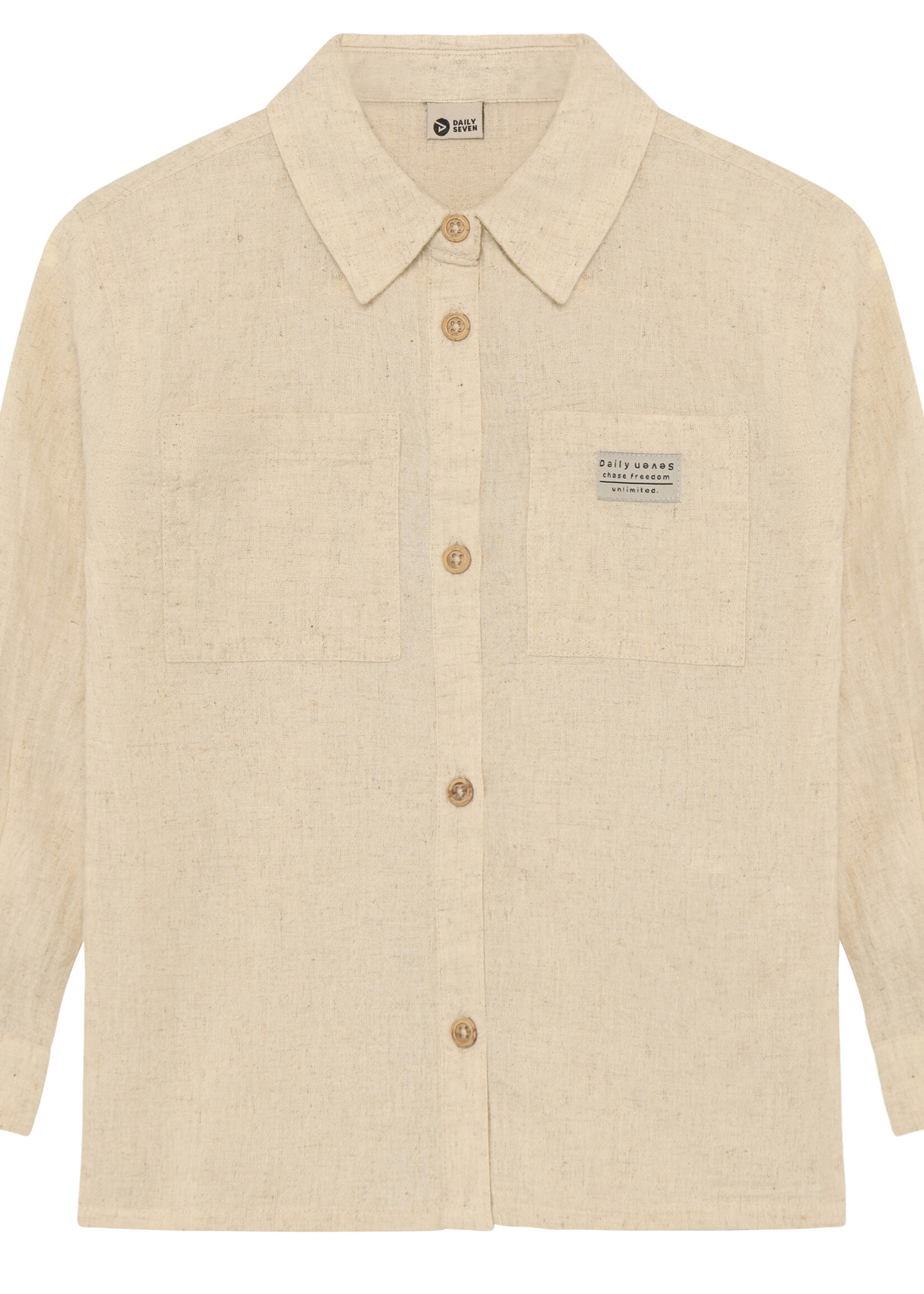 Daily7 Daily7 | Shirt Longsleeve Linen – Sand