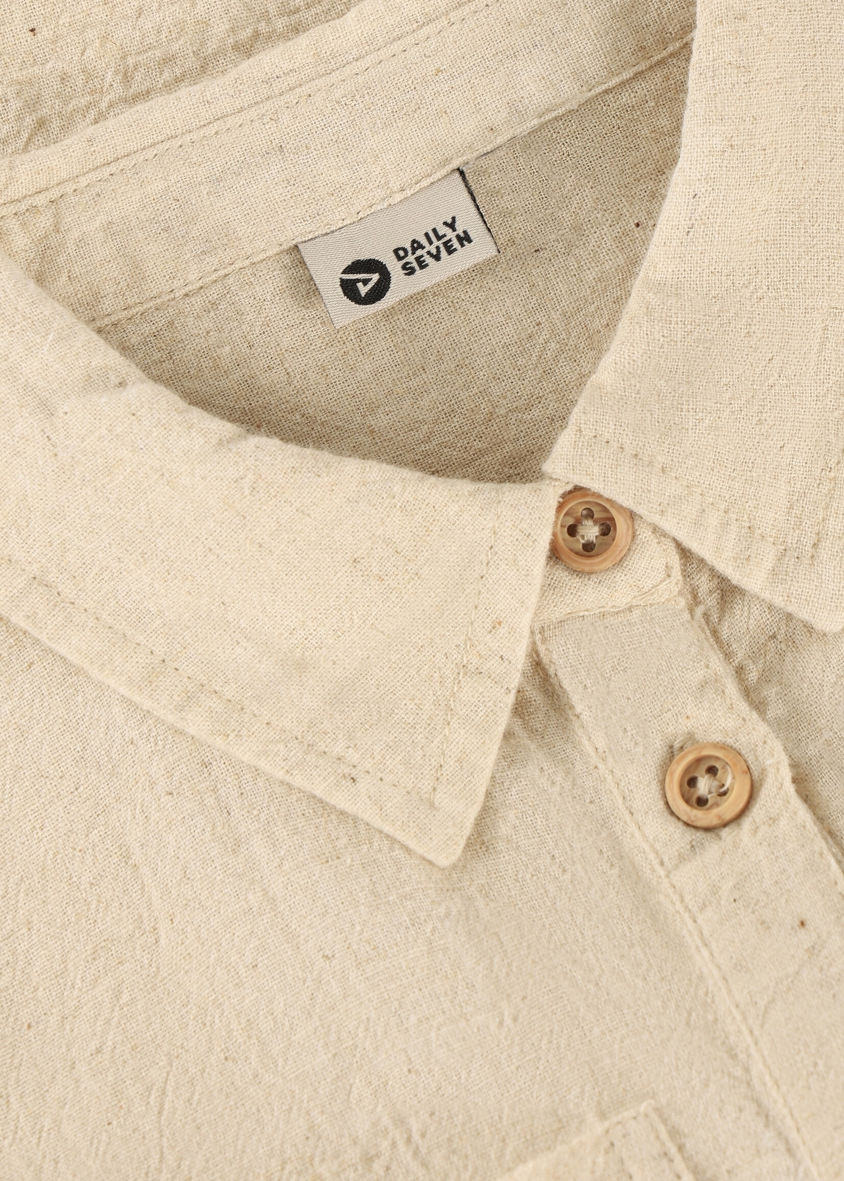 Daily7 Daily7 | Shirt Longsleeve Linen – Sand