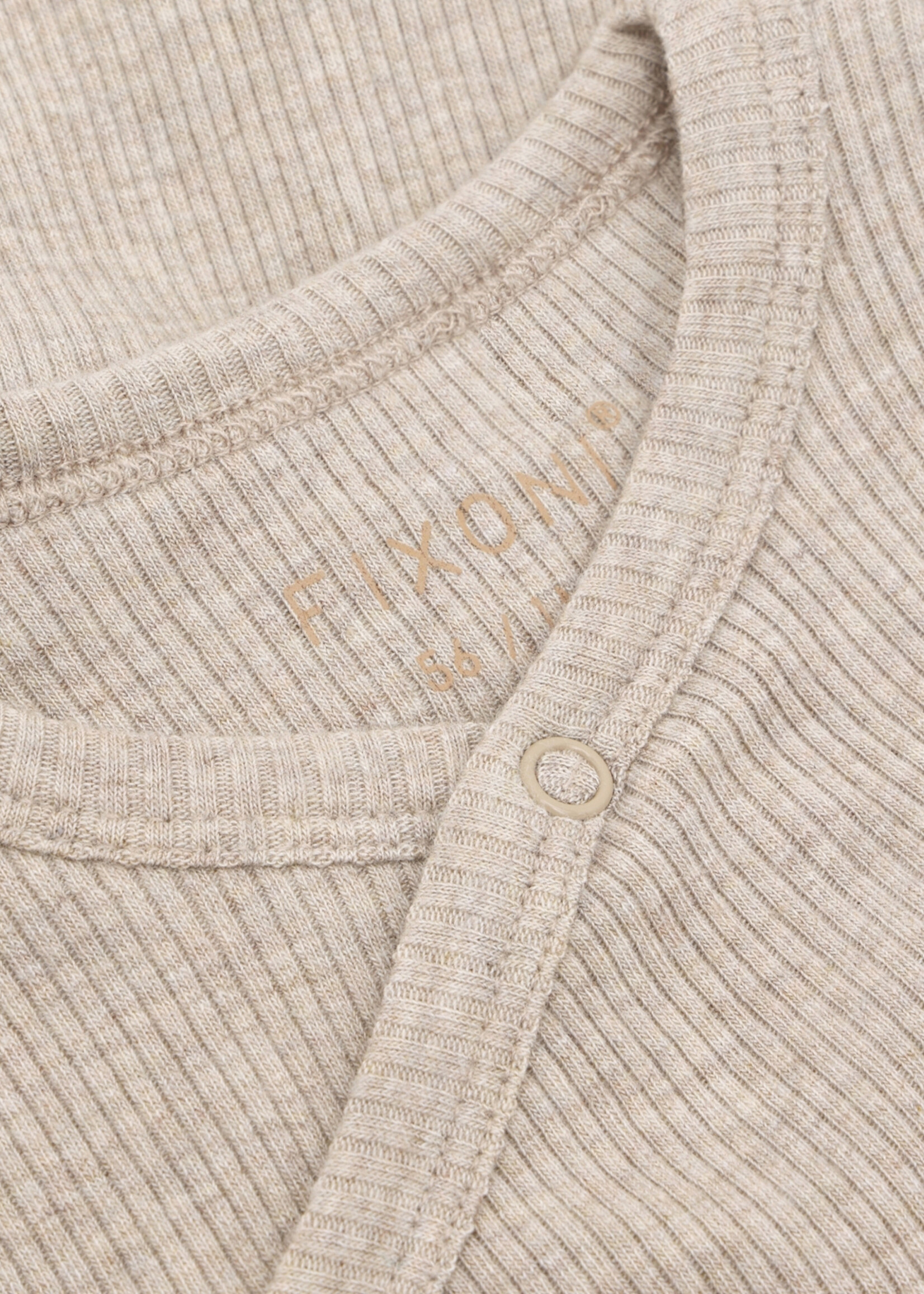 Fixoni Fixoni | Wrap Body LS Melange Rib - Pure Cashmere Melange