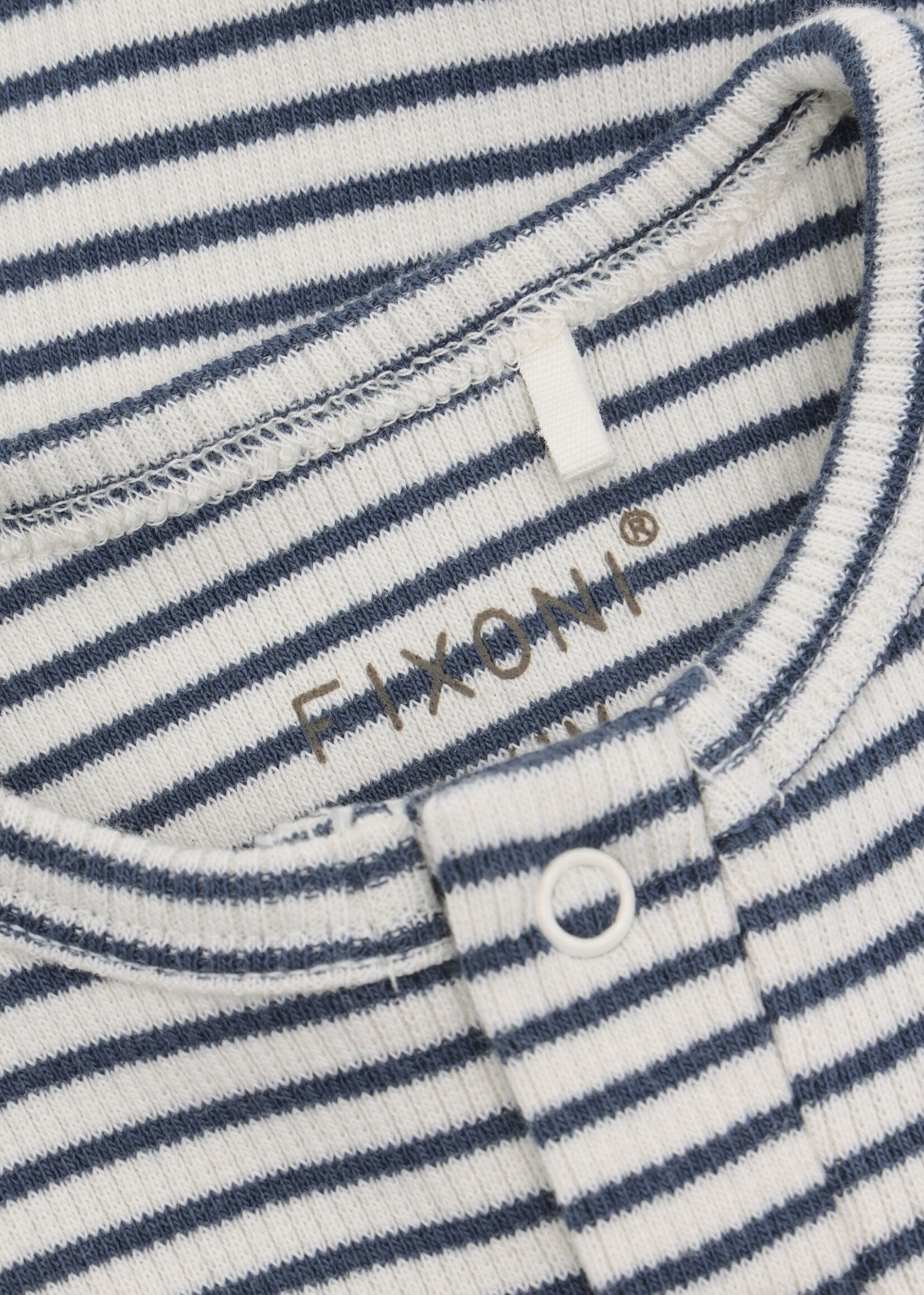 Fixoni Fixoni | Romper LS Rib - Vintage Indigo