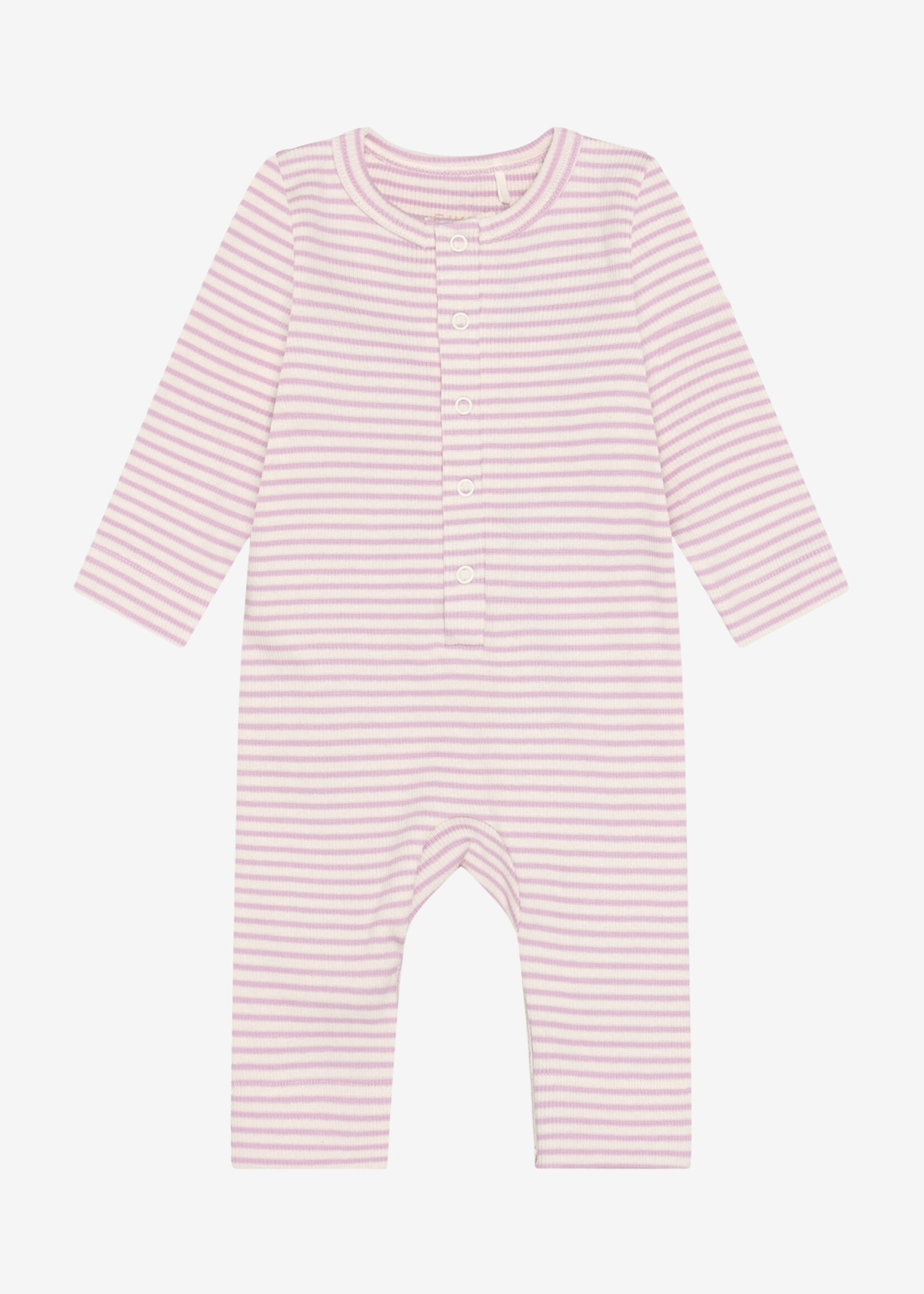Fixoni Fixoni | Romper LS Rib - Bleached Mauve